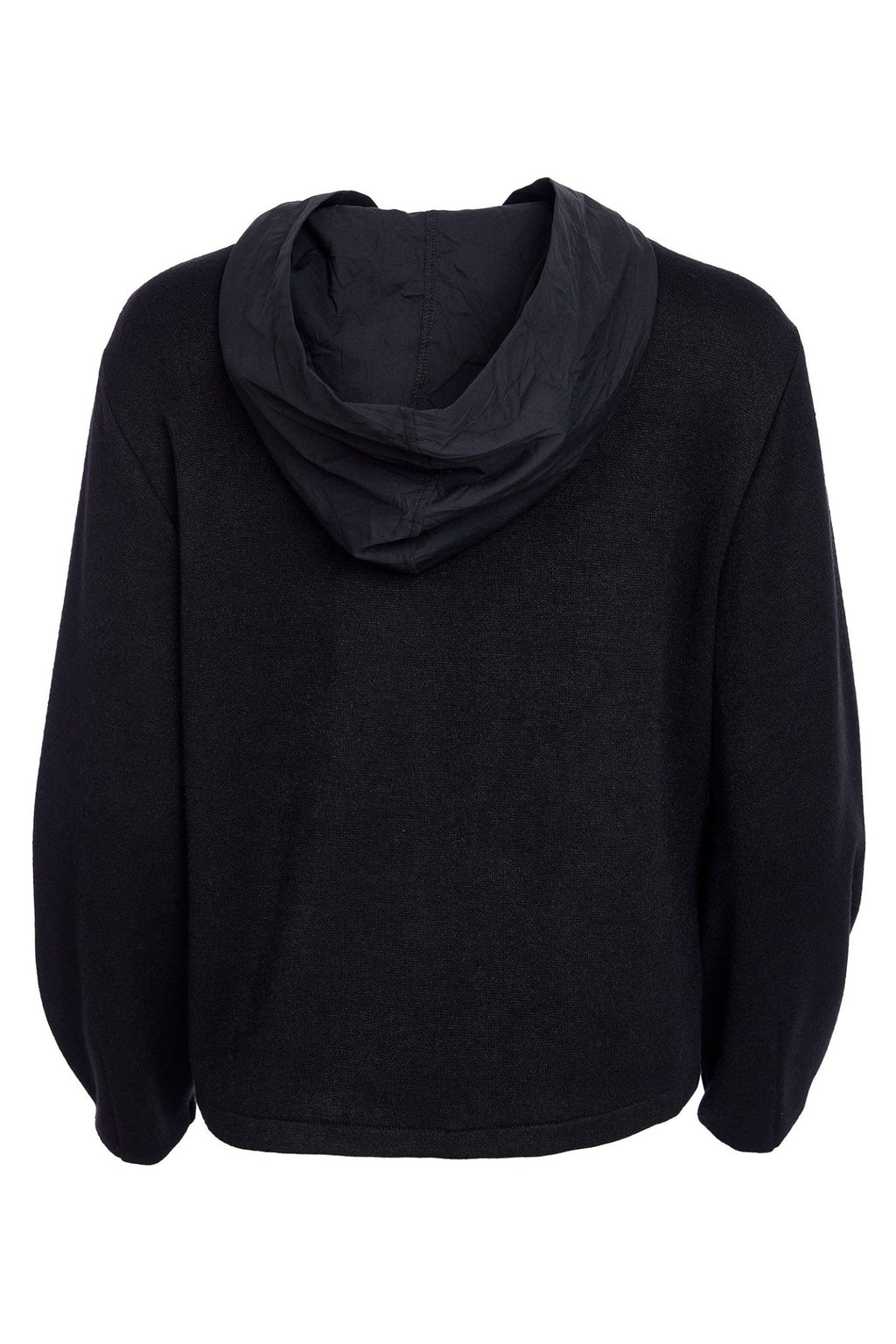 Black hoodie on a white background