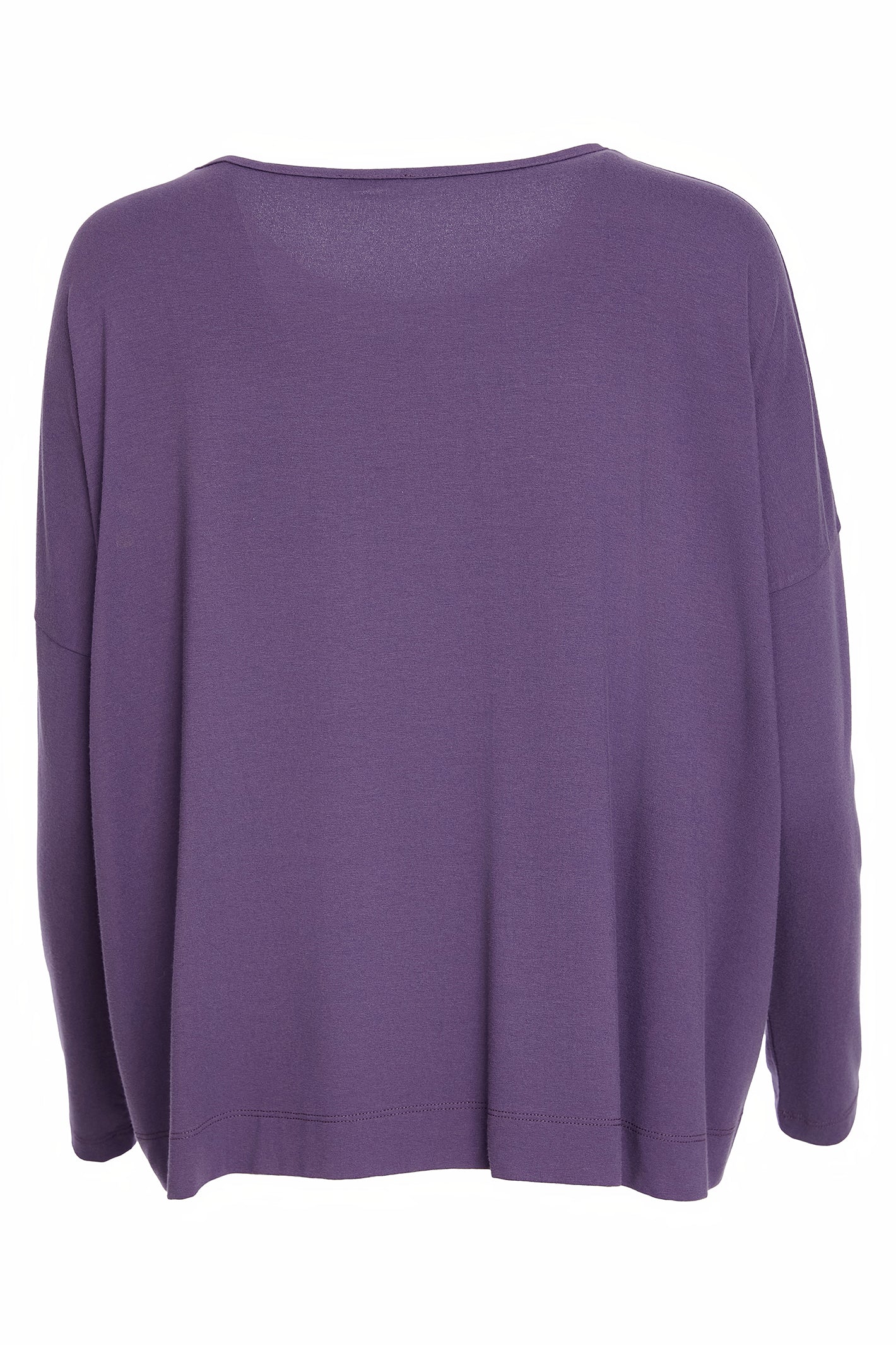 Naya NAW25309 Mulberry Placement Circle Print Round Neck Top