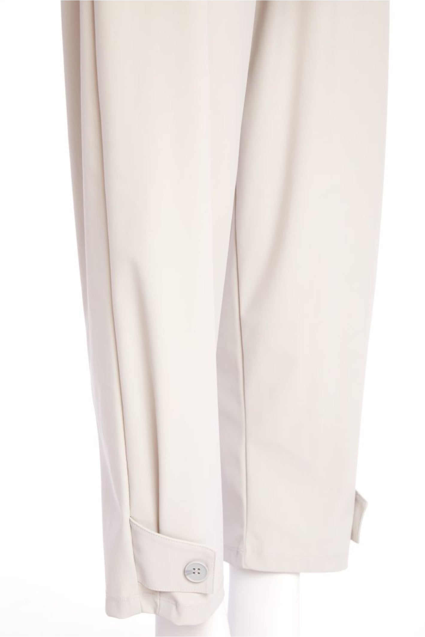 Naya NPA26179 Slim Leg Trouser With Tab At Hem Ash