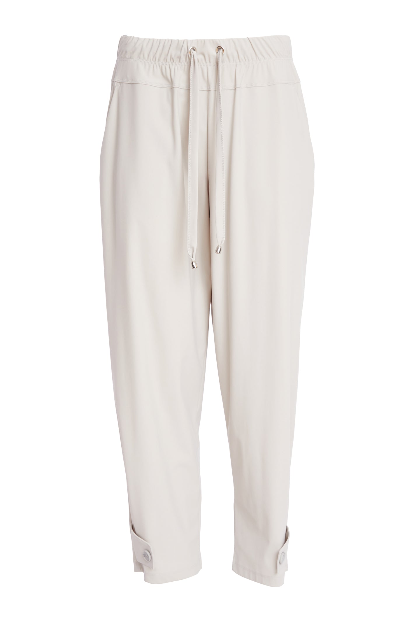 Naya NPA26179 Slim Leg Trouser With Tab At Hem Ash