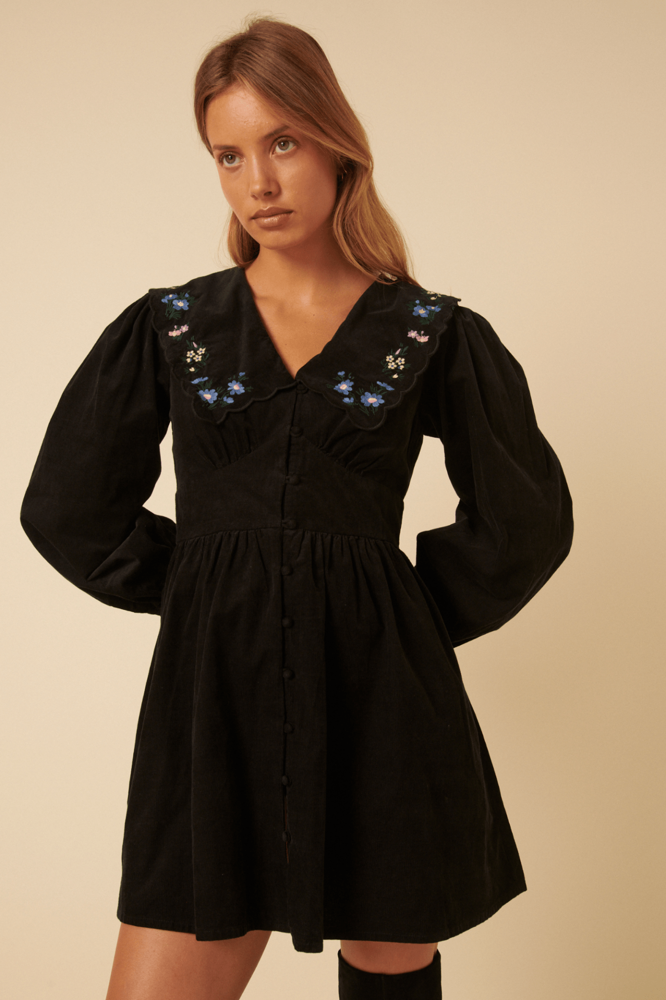 Nobody’s Child D253899 Black Birdie Mini Dress - Dotique - Nobody’s Child