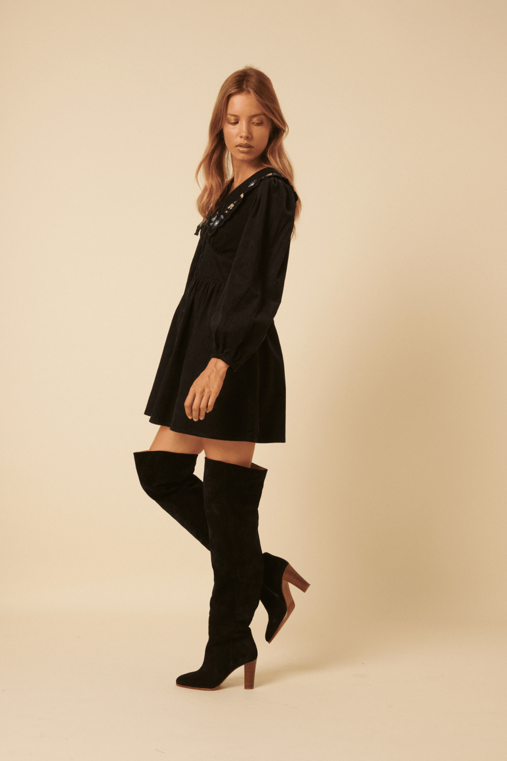 Nobody’s Child D253899 Black Birdie Mini Dress - Dotique - Nobody’s Child