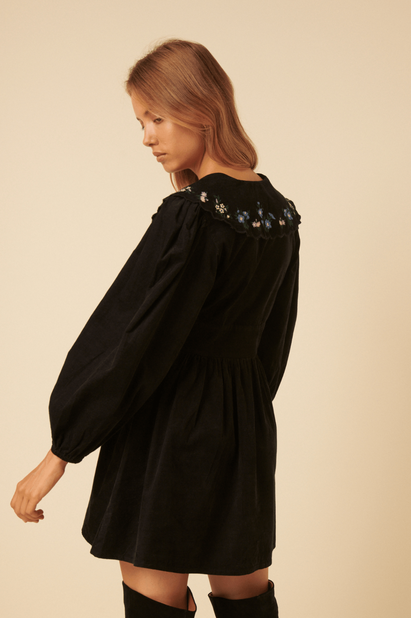 Nobody’s Child D253899 Black Birdie Mini Dress - Dotique - Nobody’s Child