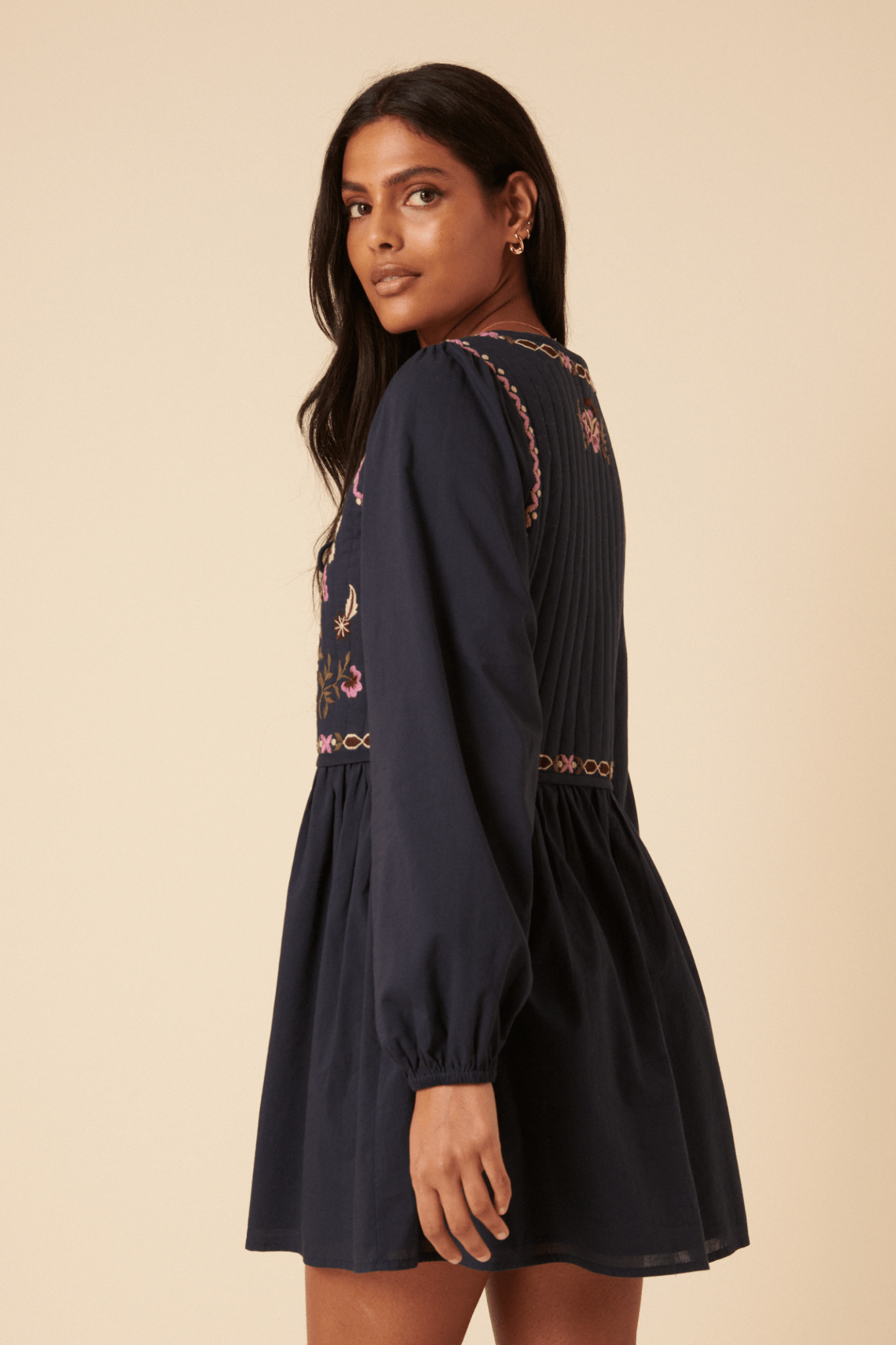 Nobody’s Child D253942 Navy Monroe Mini Dress - Dotique - Nobody’s Child