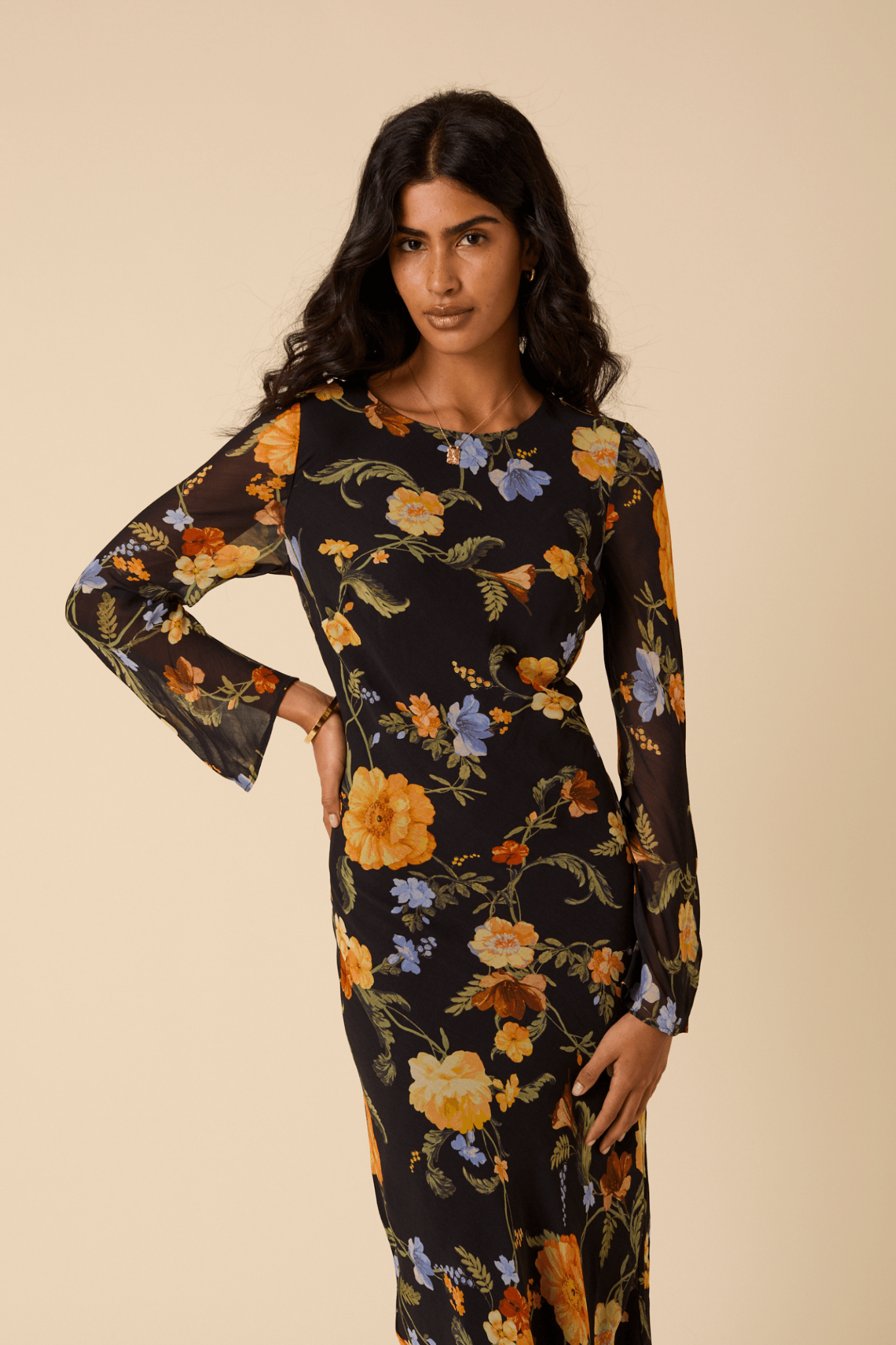 Nobody’s Child D253947 Multi Clarissa Midi Dress - Dotique - Nobody’s Child