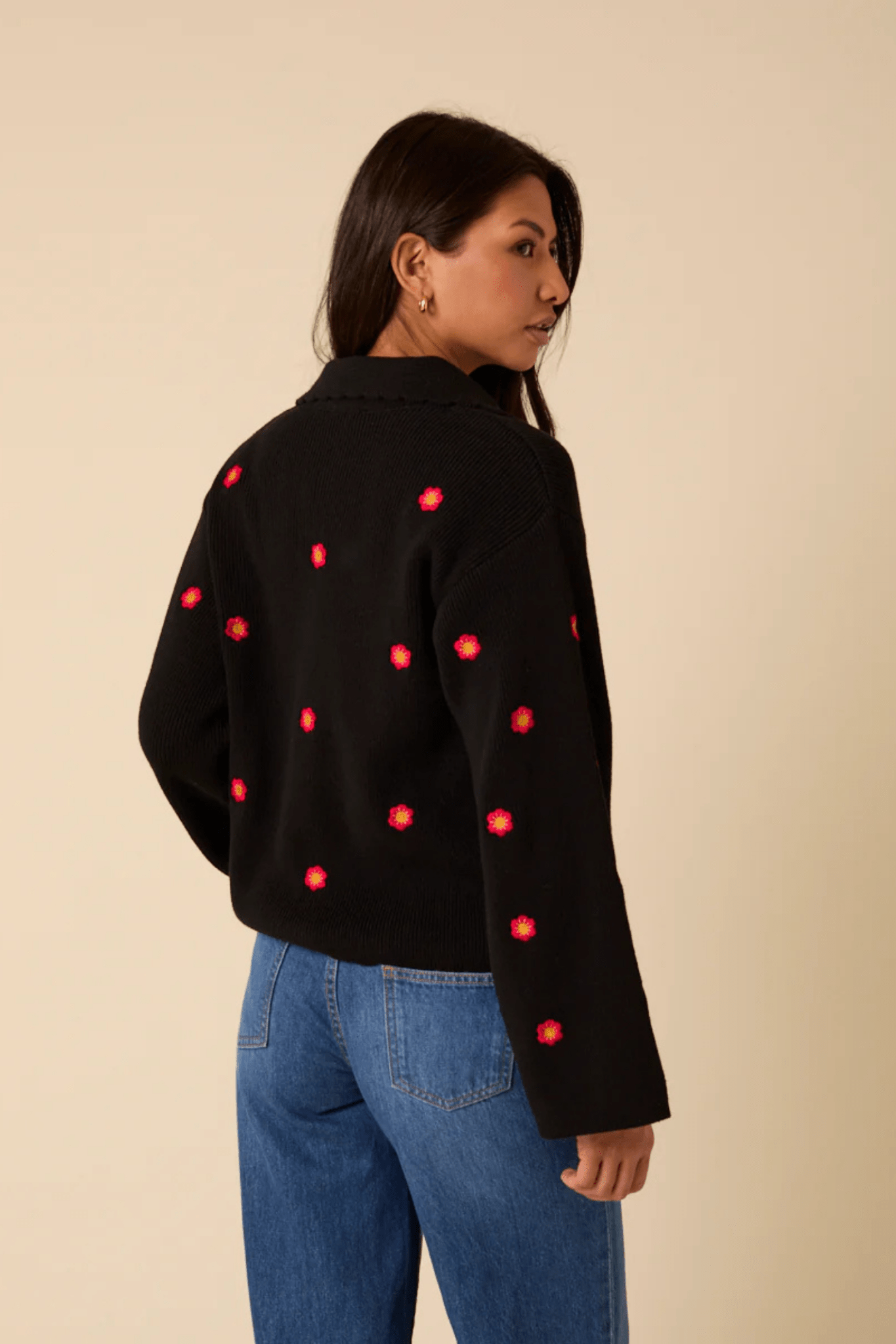 Nobody’s Child T253994 Black Cotton Cardigan - Dotique - Nobody’s Child