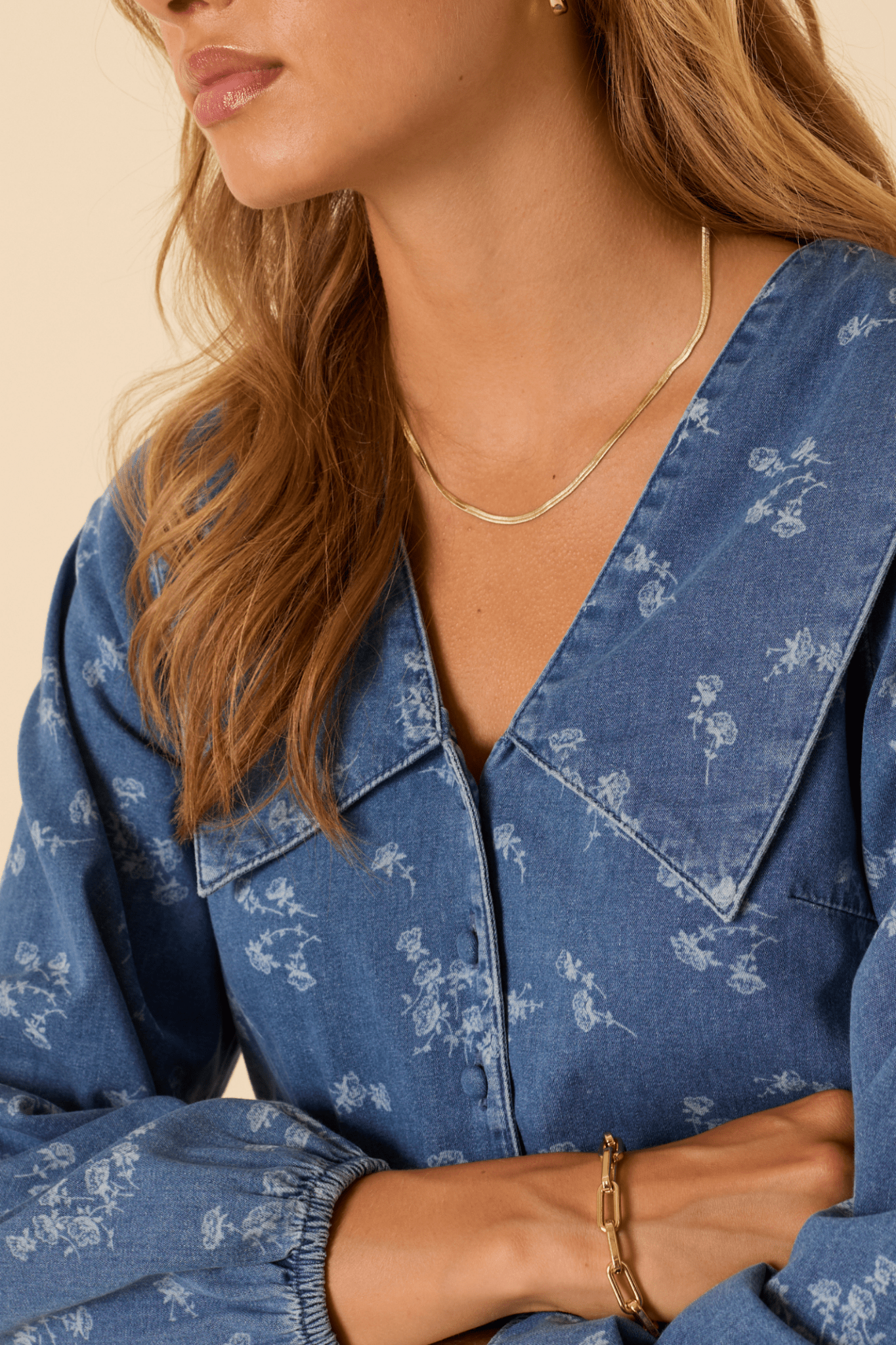 Nobody’s Child T254262 Blue Towan Sailor Blouse - Dotique - Nobody’s Child