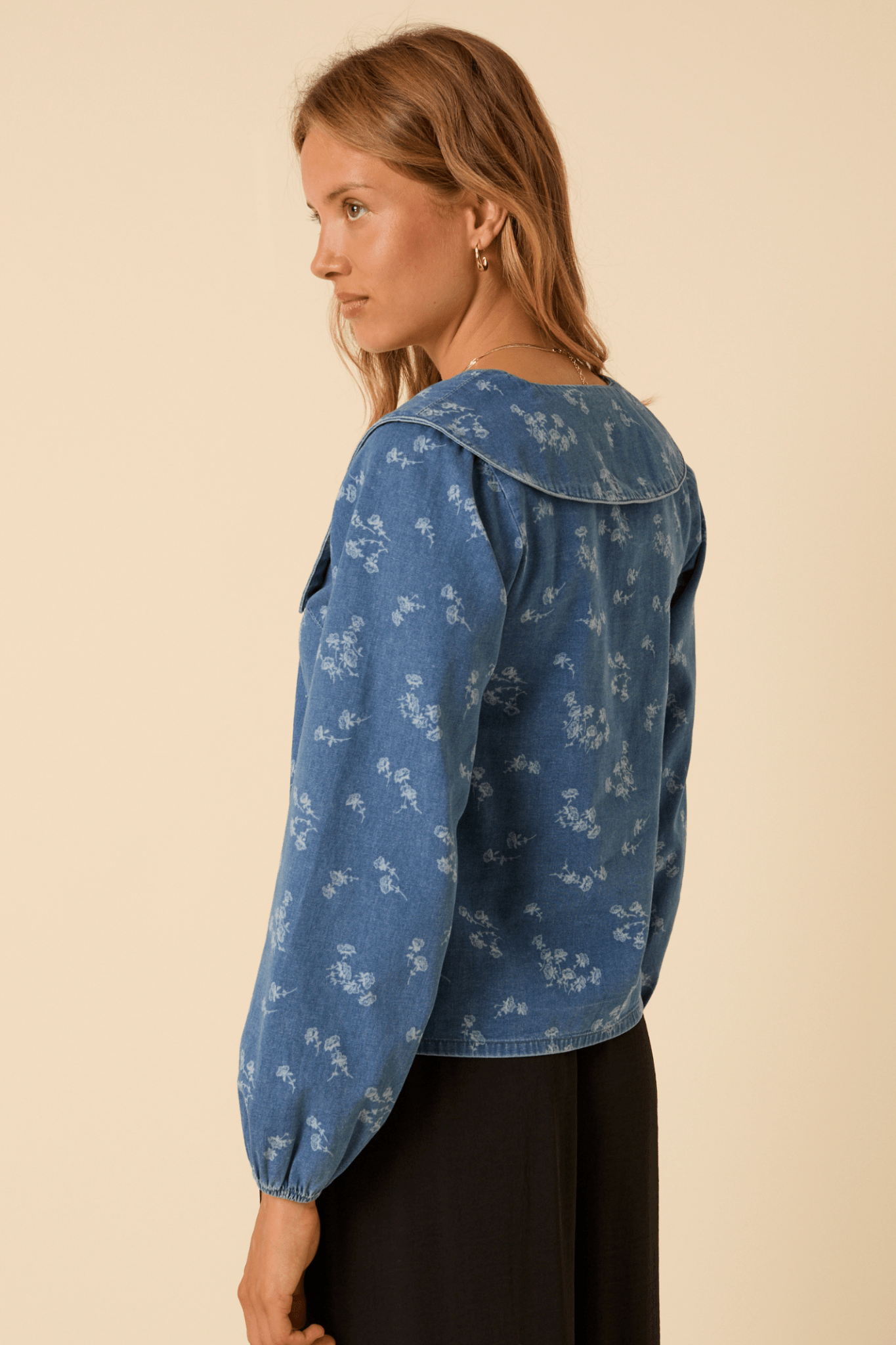 Nobody’s Child T254262 Blue Towan Sailor Blouse - Dotique - Nobody’s Child