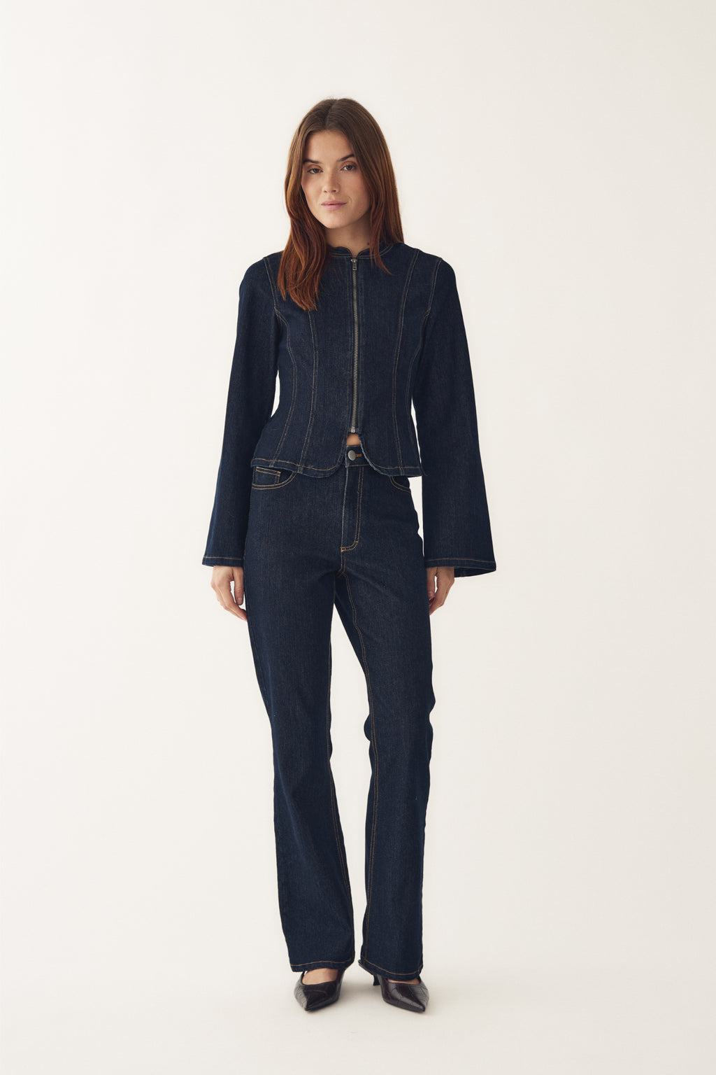 Noella  15080001 N-Mazie Jacket Blue Unwashed