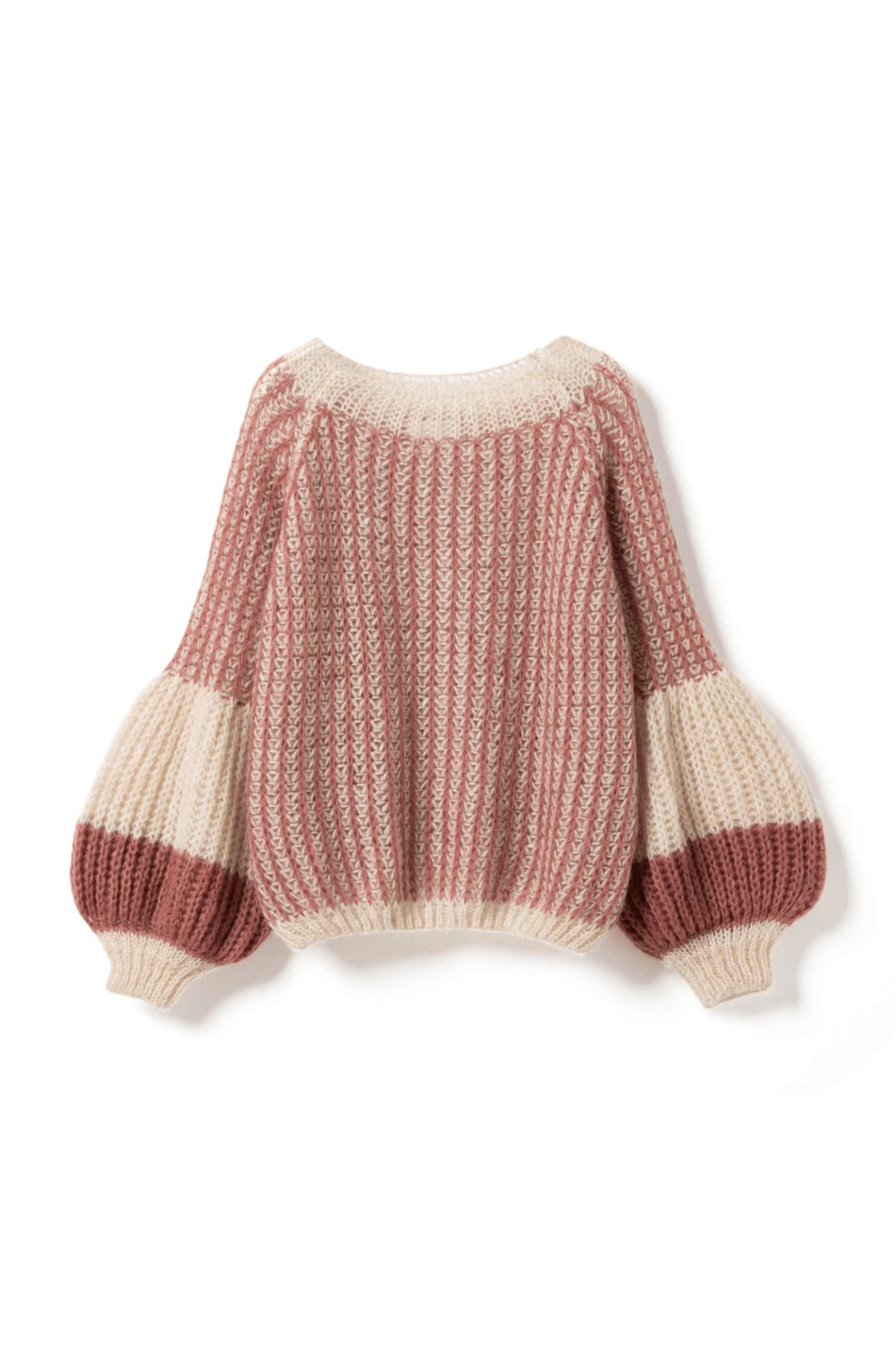 Noella 12260014 Liana Knit Sweater Rose Cream - Dotique - Noella