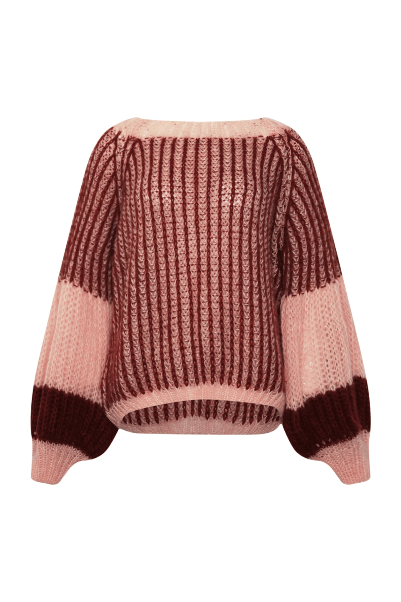 Noella 12260014 Liana Knit Sweater Rust Blush Combo - Dotique - Noella