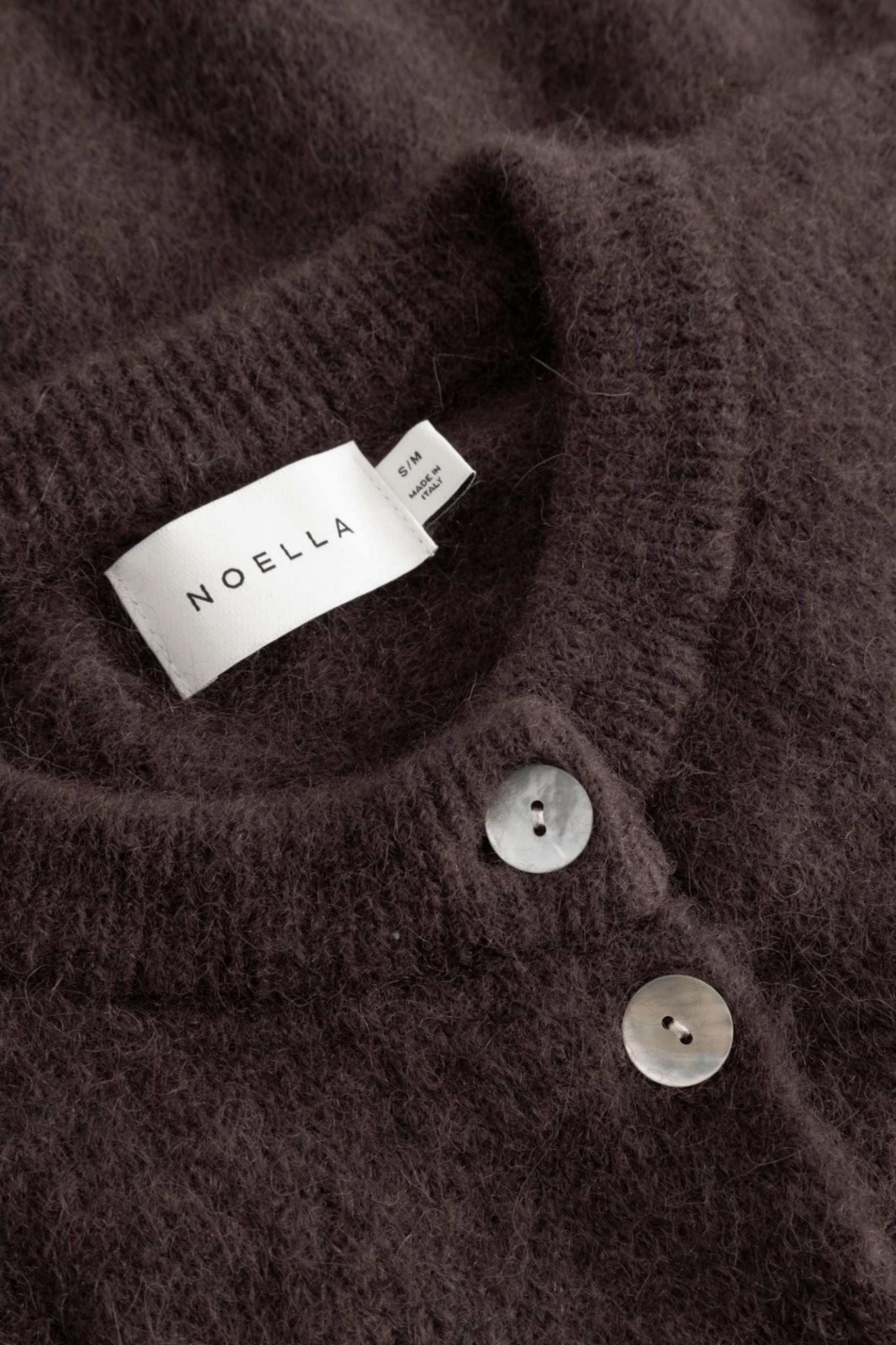 Noella 12940084 Kae Knit Cardigan Chocolate - Dotique - Noella