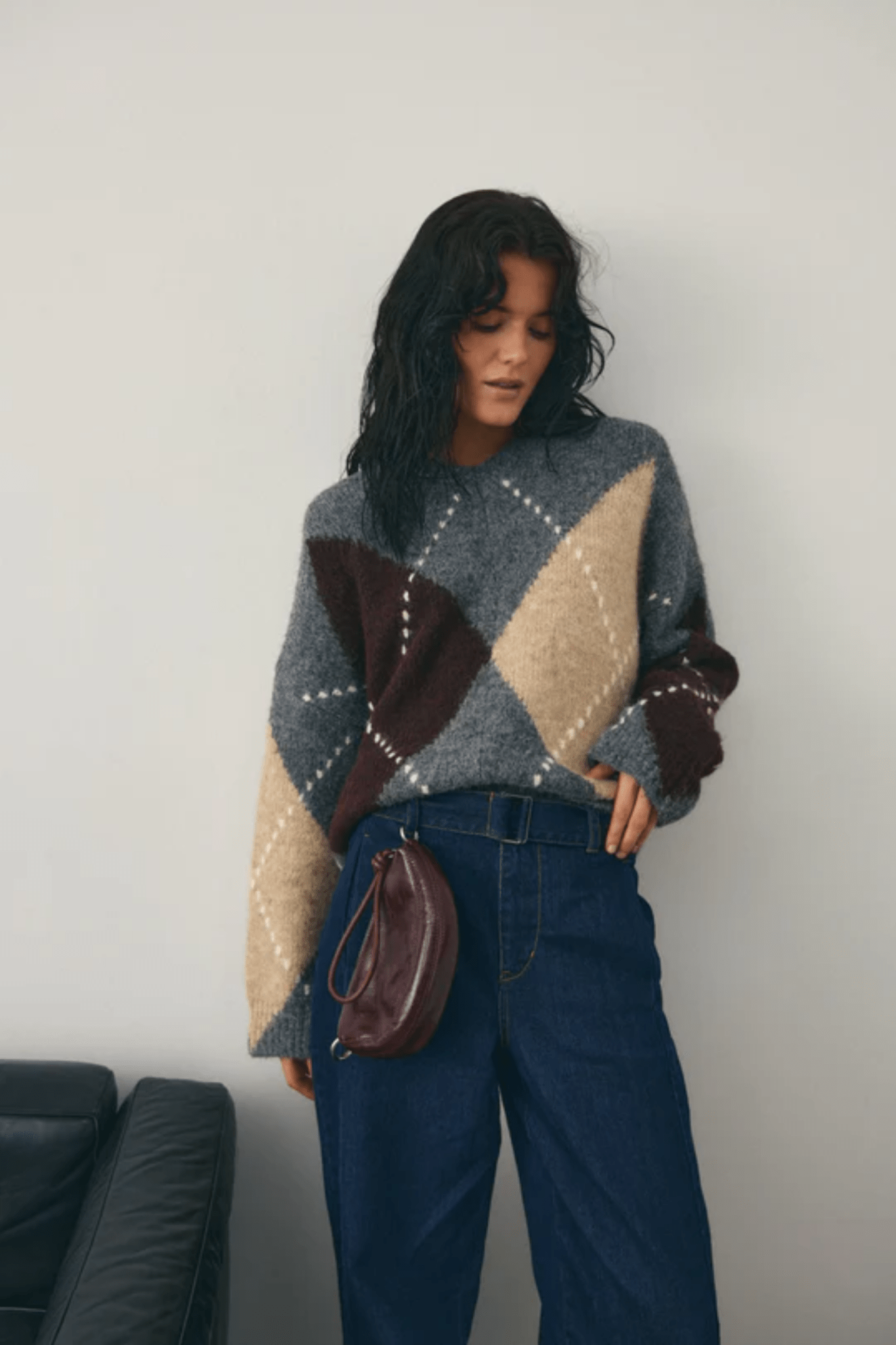 noella-14670001-lai-knit-jumper-medium-grey-melange