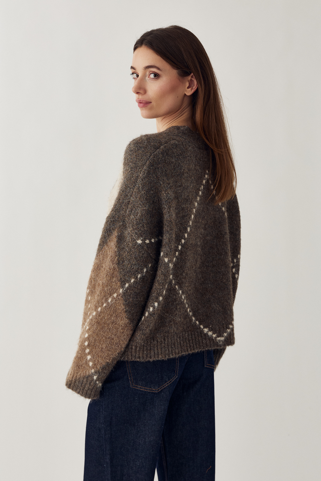 The Noella N-Laiana Knit Cardigan in Ash Brown Mix is the definition of cosy autumn dressing. Shop Noella at Dotique.