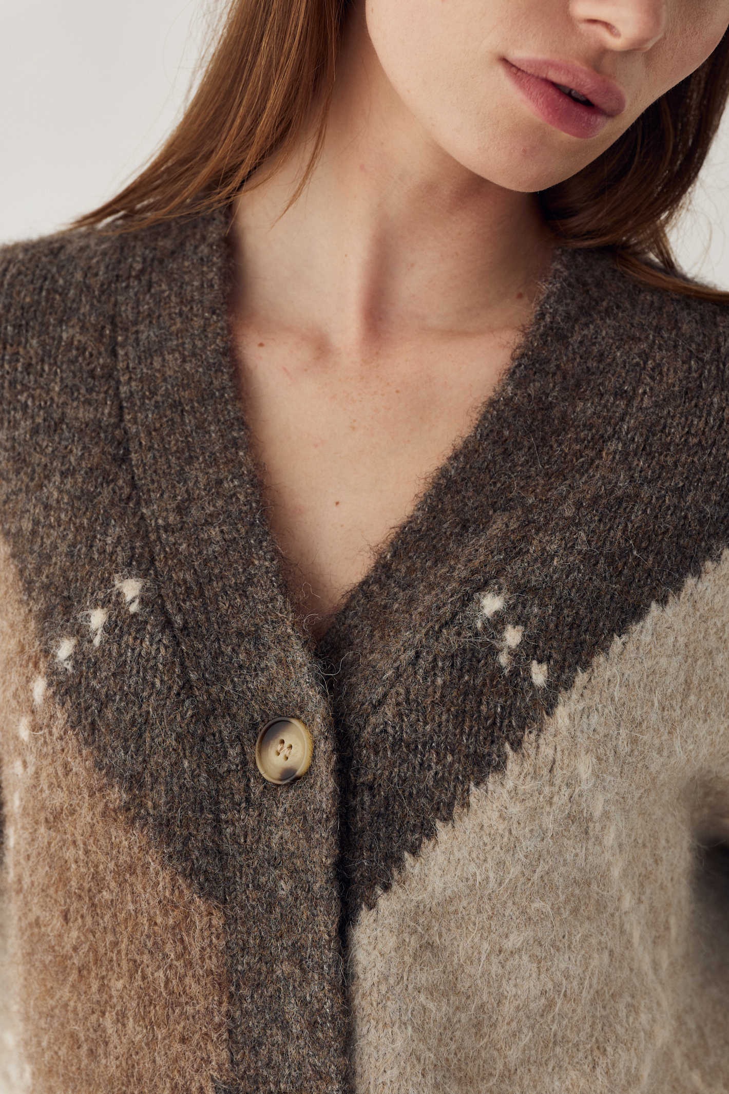 The Noella N-Laiana Knit Cardigan in Ash Brown Mix is the definition of cosy autumn dressing. Shop Noella at Dotique.