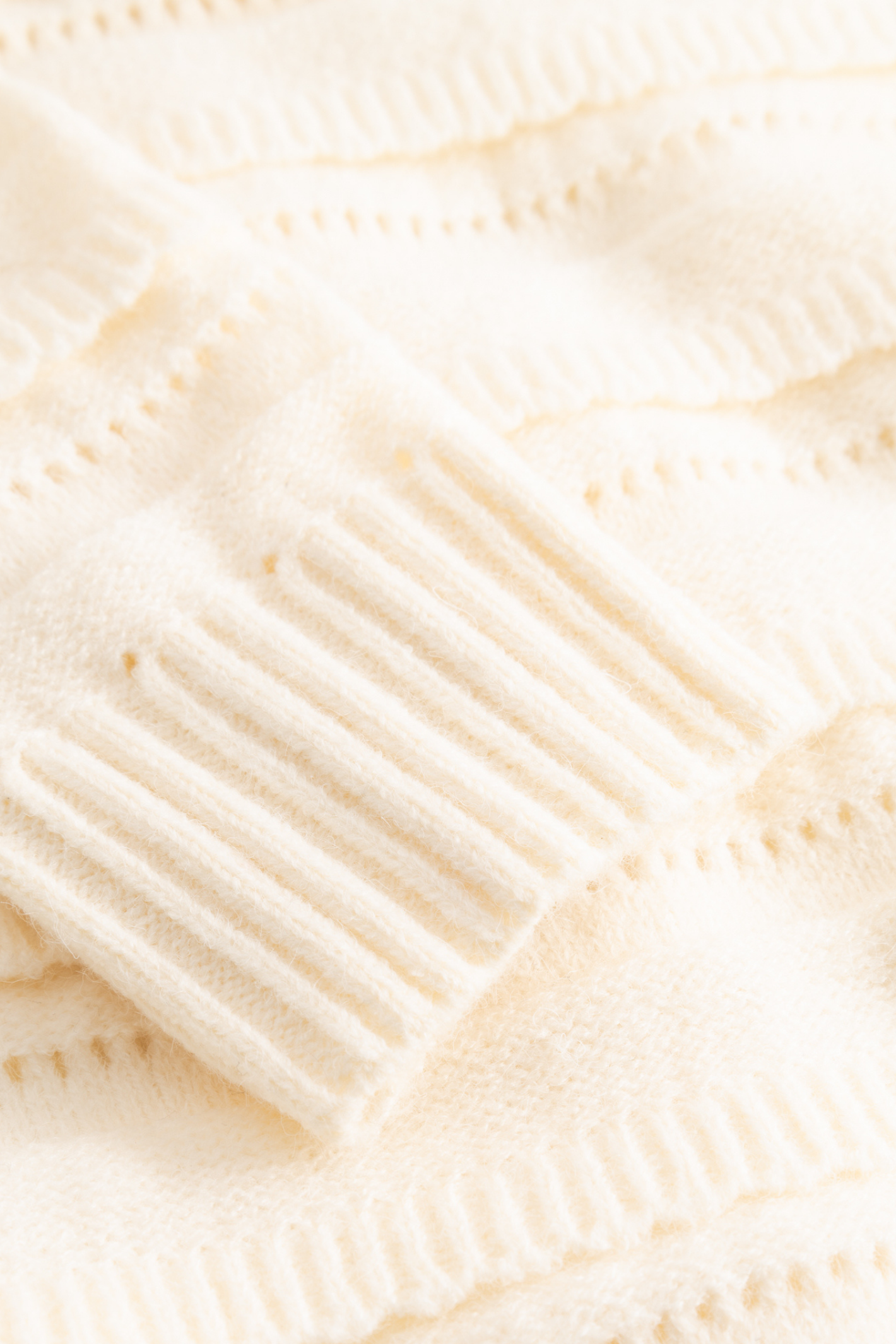 Dotique Noella 15040001 N-Maddison Knit Cardigan in ivory with textured knit and silver buttons