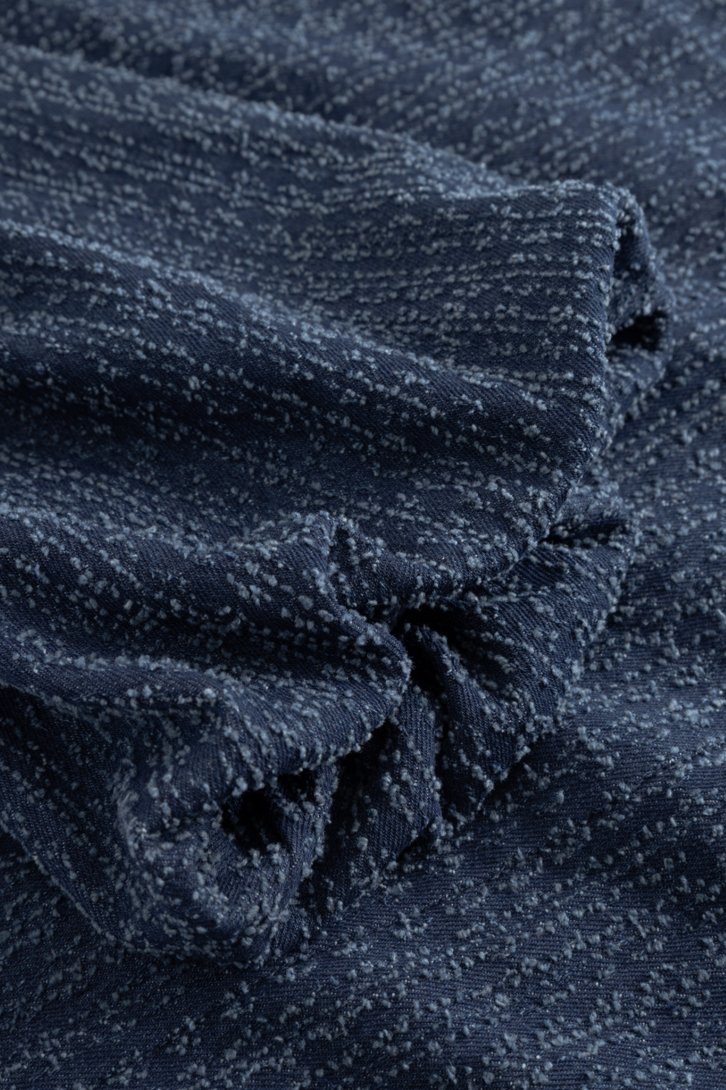 Noella N-Michaela Dress 15290001 in dark blue wash with puff sleeves – Dotique