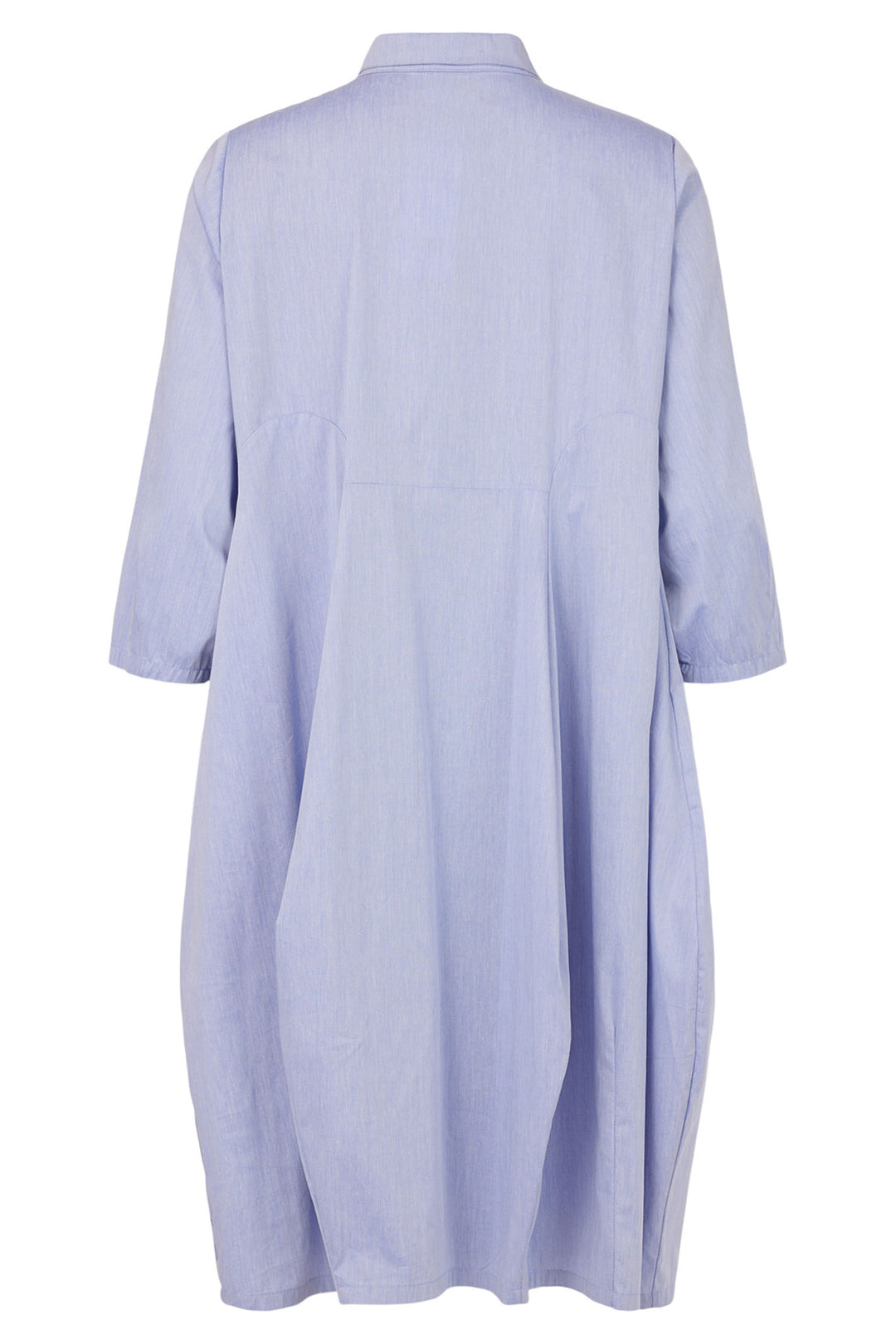 Noen 88549-88235 Blue Tulip Shape Shirt Dress - Dotique