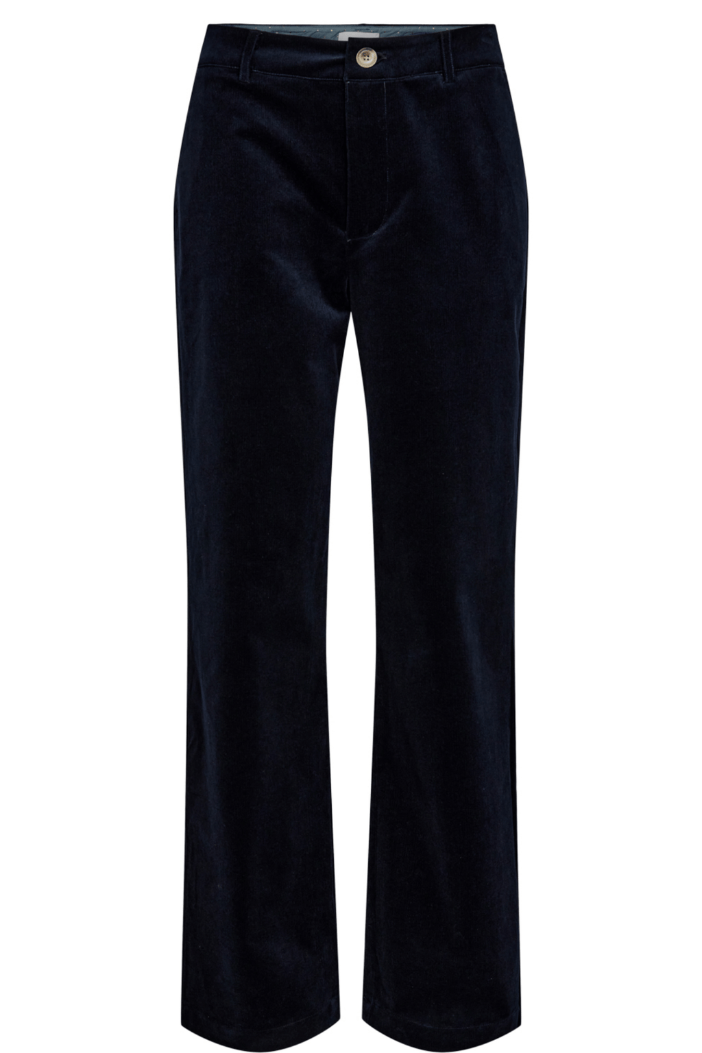 Nümph Nujoanna Pants Dark Sapphire navy cord trousers – Dotique

