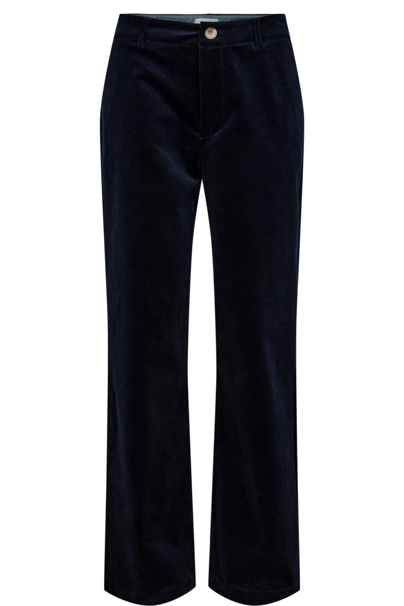 Nümph Nujoanna Pants Dark Sapphire navy cord trousers – Dotique

