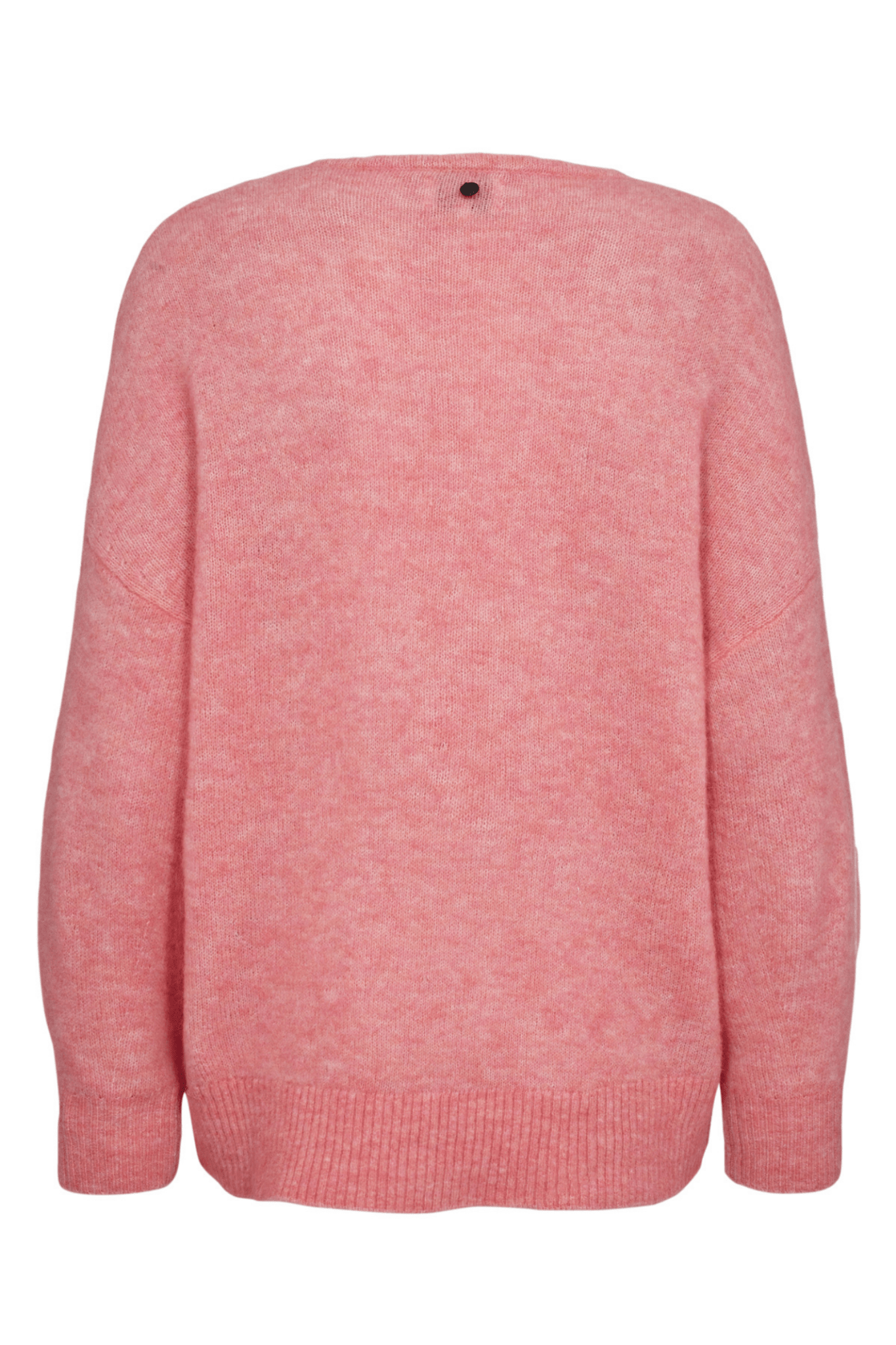 Nümph Nuriette V-Neck Pullover Pink Lemonade soft pink alpaca wool jumper – Dotique

