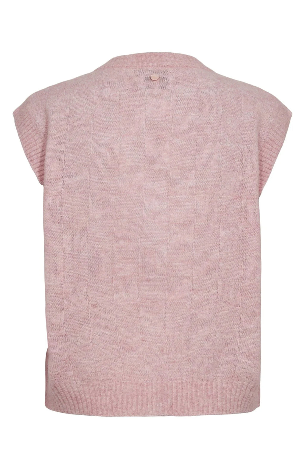 Numph 706928 NURIETTE CHECK VEST – Pink Lady