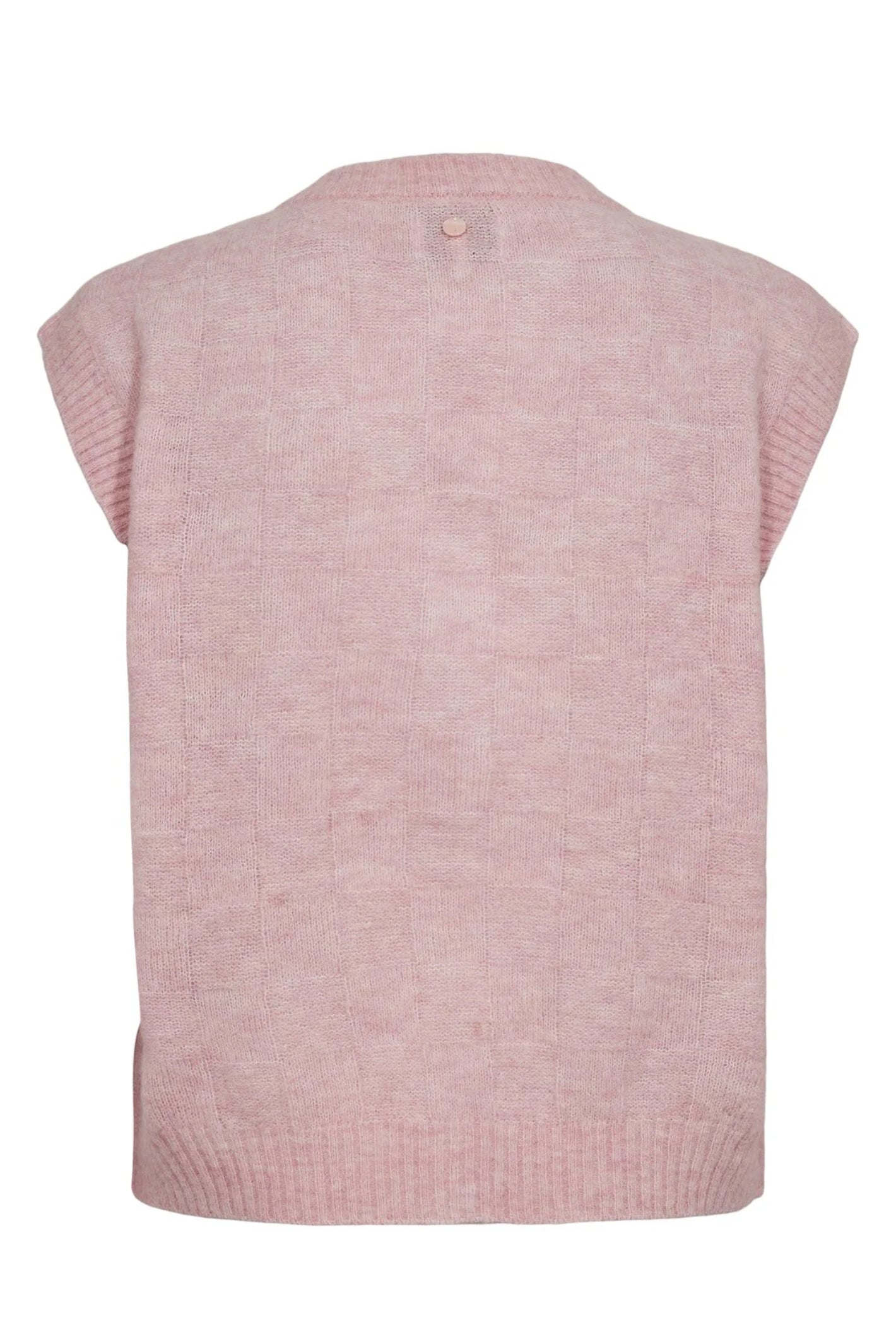 Numph 706928 NURIETTE CHECK VEST – Pink Lady
