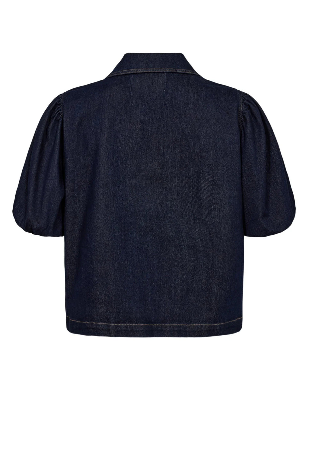Numph 707020 NUALETTA SS Shirt – Dark Blue Denim
