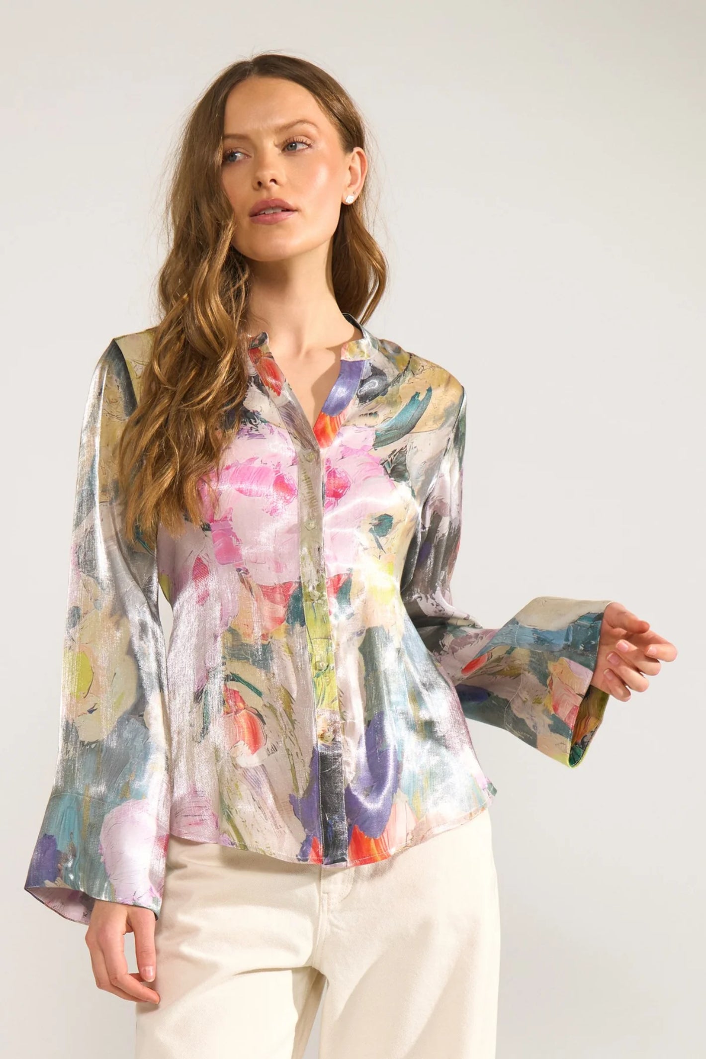 Numph 707027 NUALMAT Shirt Forest Green