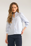 Numph 707070 Nulili Blouse Floaty Blue