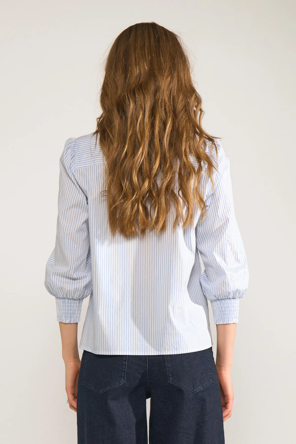 Numph 707070 Nulili Blouse Floaty Blue