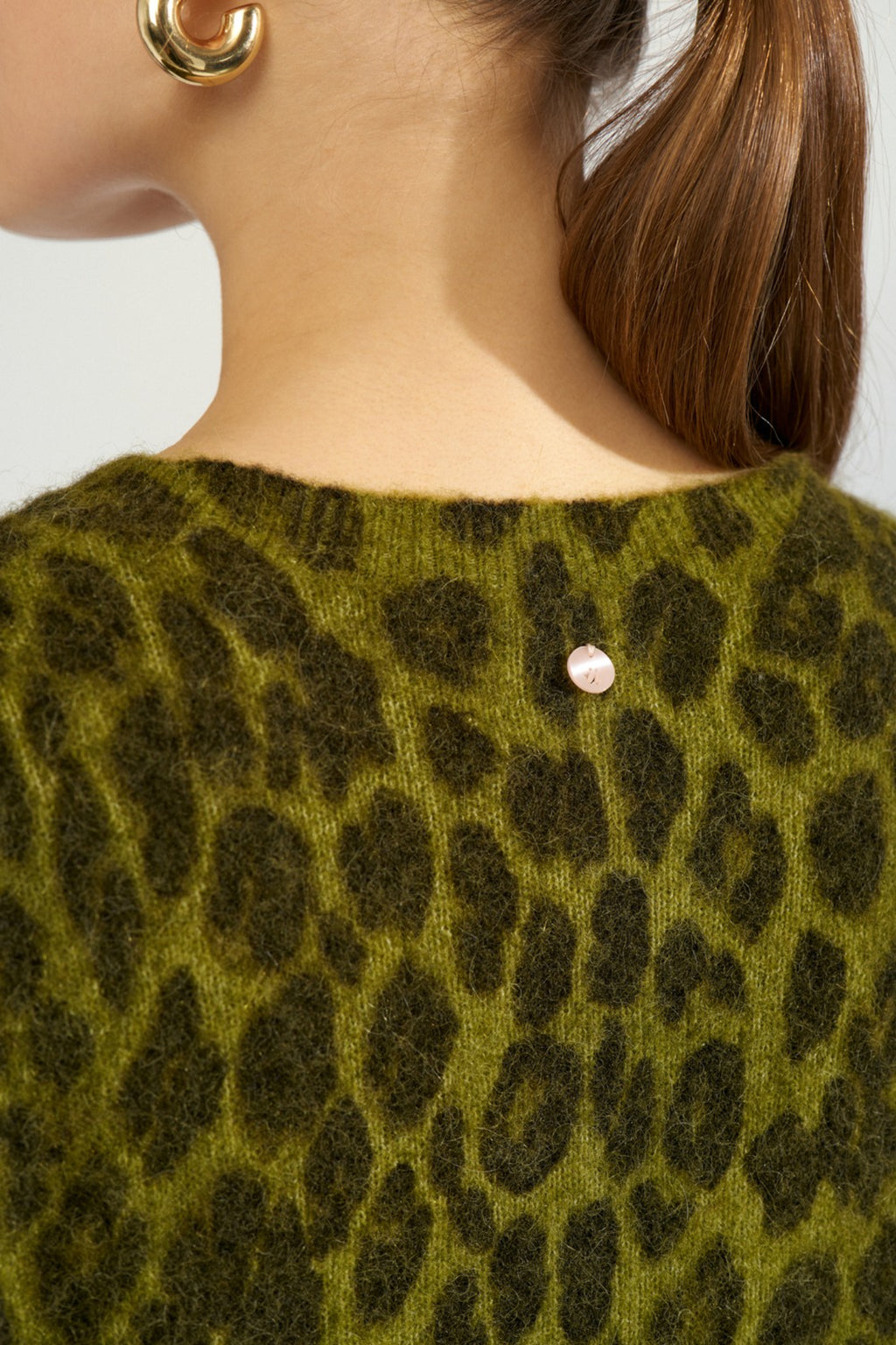 Numph 707215 Nuriette Leo Jumper Calla Green