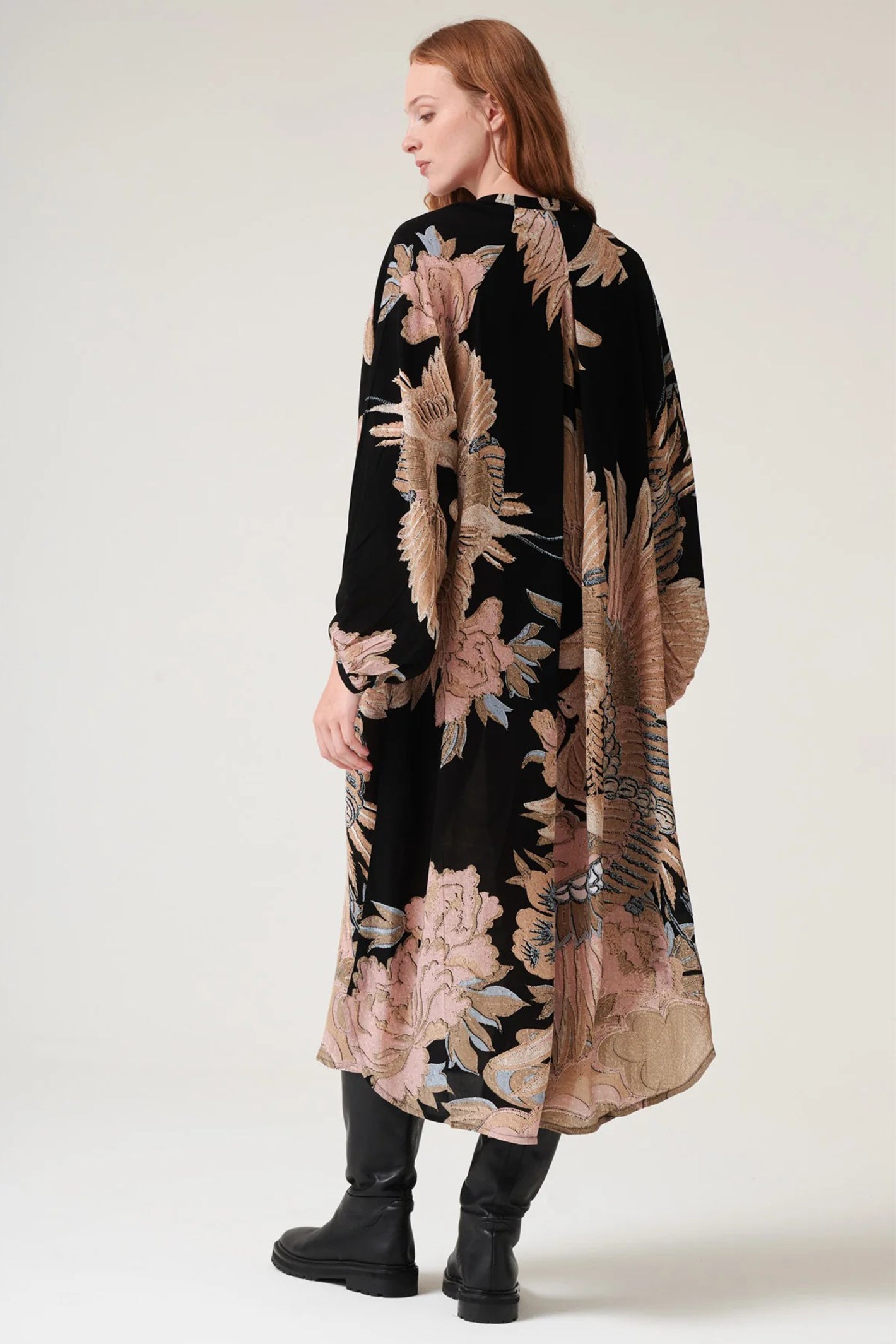 One Hundred Stars DRDCRABLK Crane Black Darcy Dress