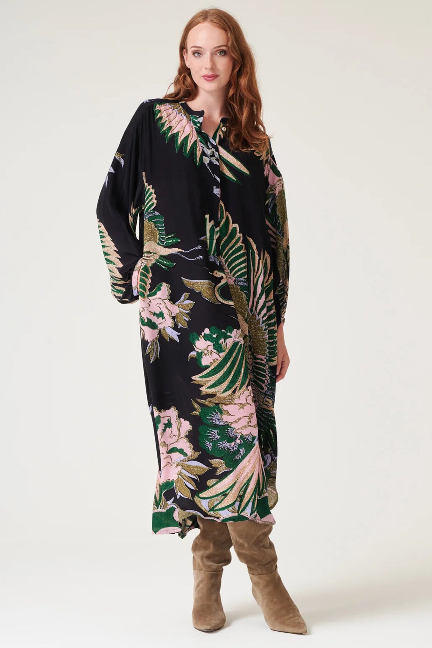 One Hundred Stars DRDCRAEML Crane Emerald Darcy Dress