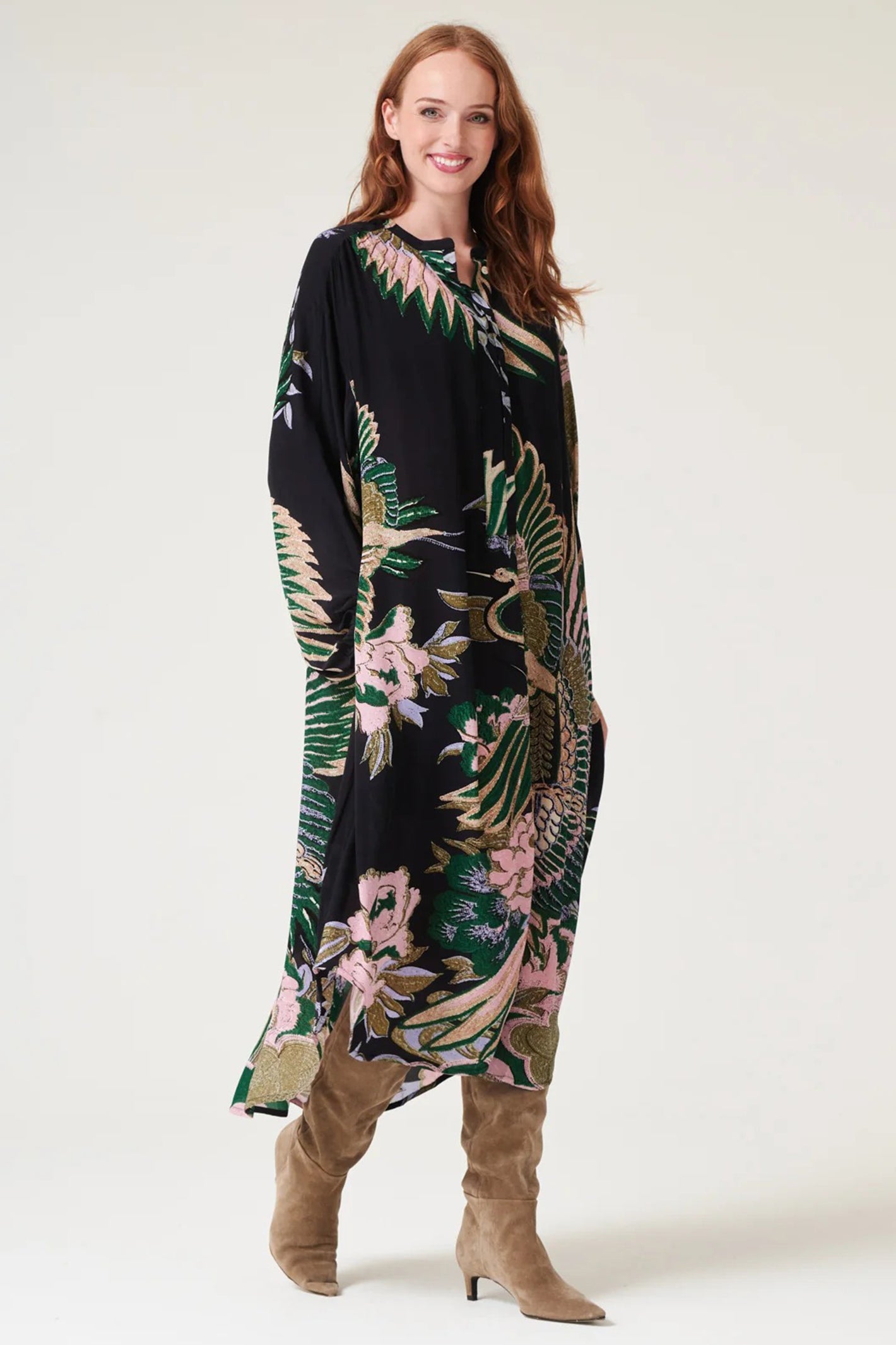 One Hundred Stars DRDCRAEML Crane Emerald Darcy Dress