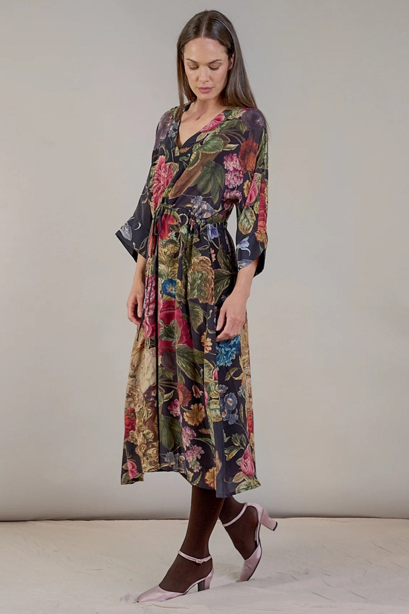 One Hundred Stars DRPPRIBLK Primula Black Abbi Dress - Dotique - One Hundred Stars
