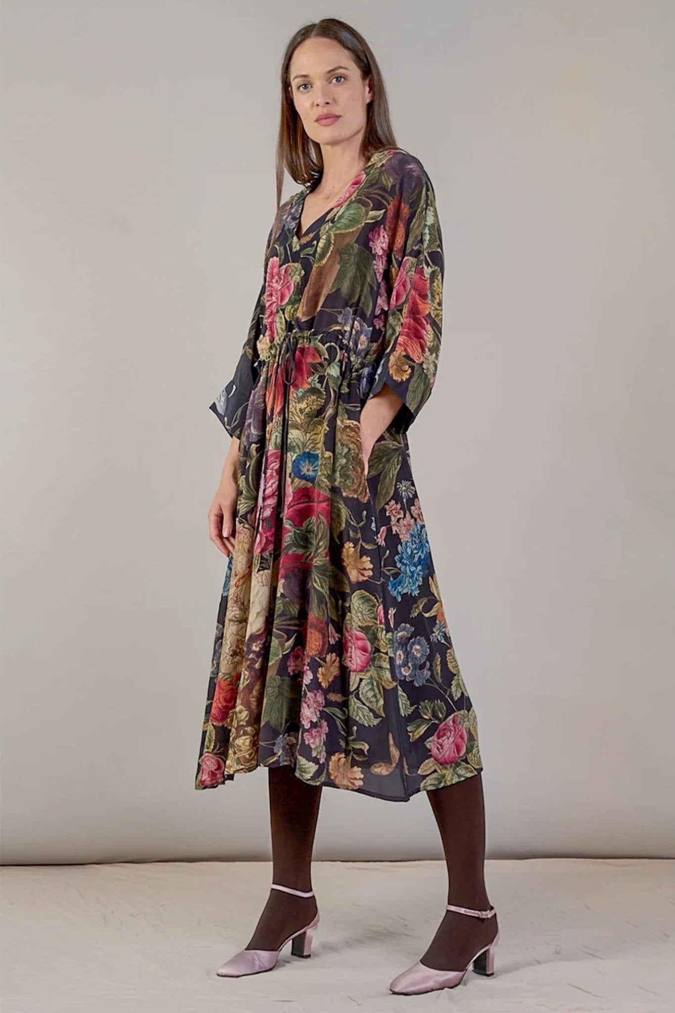One Hundred Stars DRPPRIBLK Primula Black Abbi Dress - Dotique - One Hundred Stars