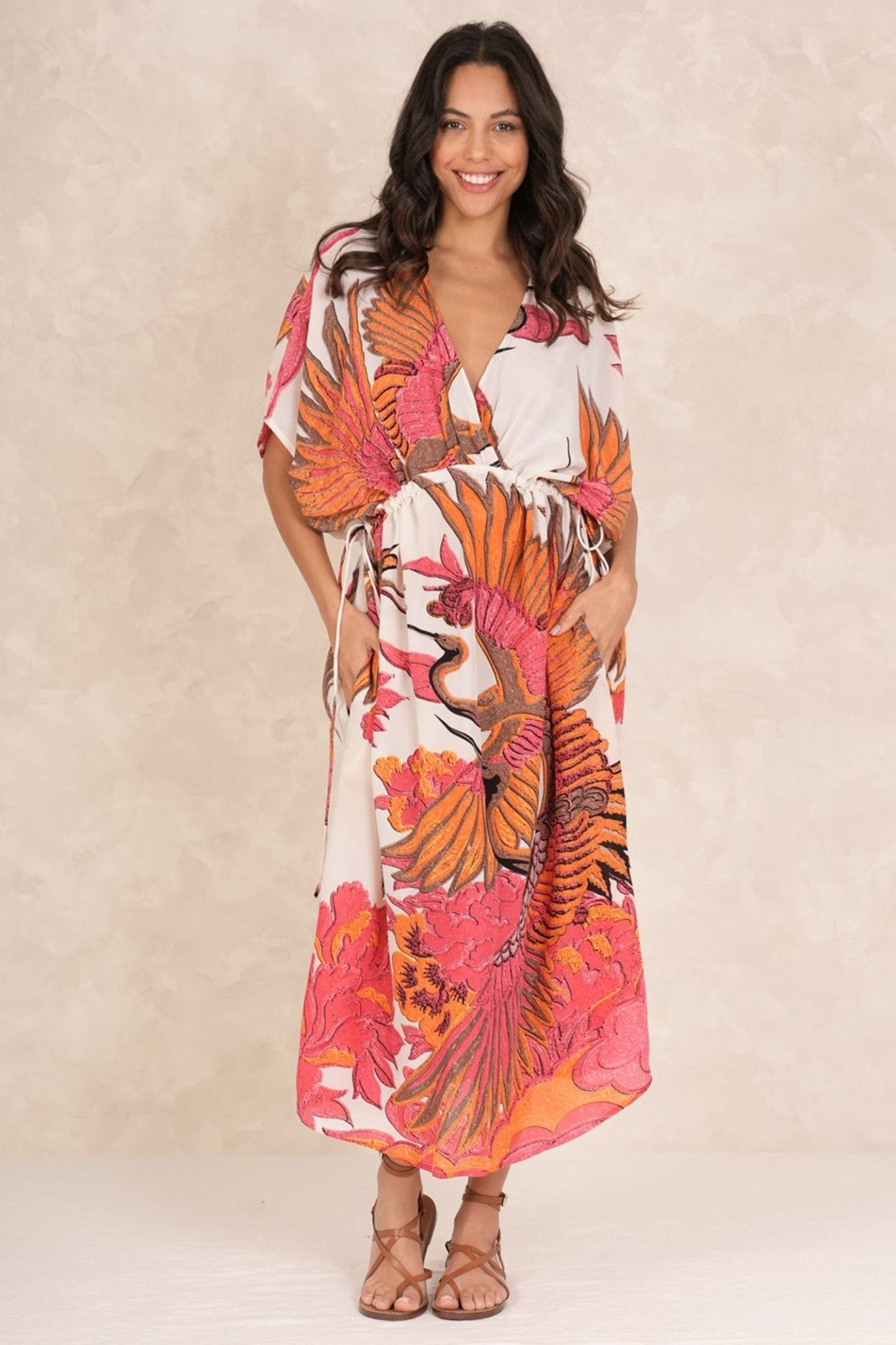 One Hundred Stars DSTCRAECR - 1 Crane Ecru String Dress - Dotique
