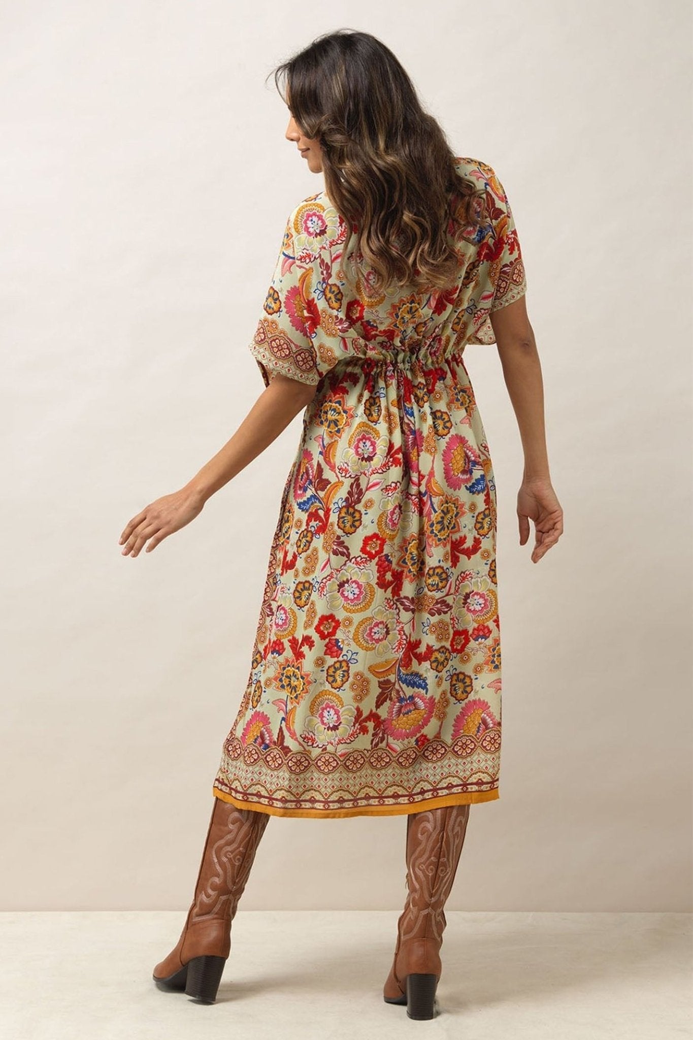 One Hundred Stars DSTINDTAU Indian Summer String Dress - Dotique