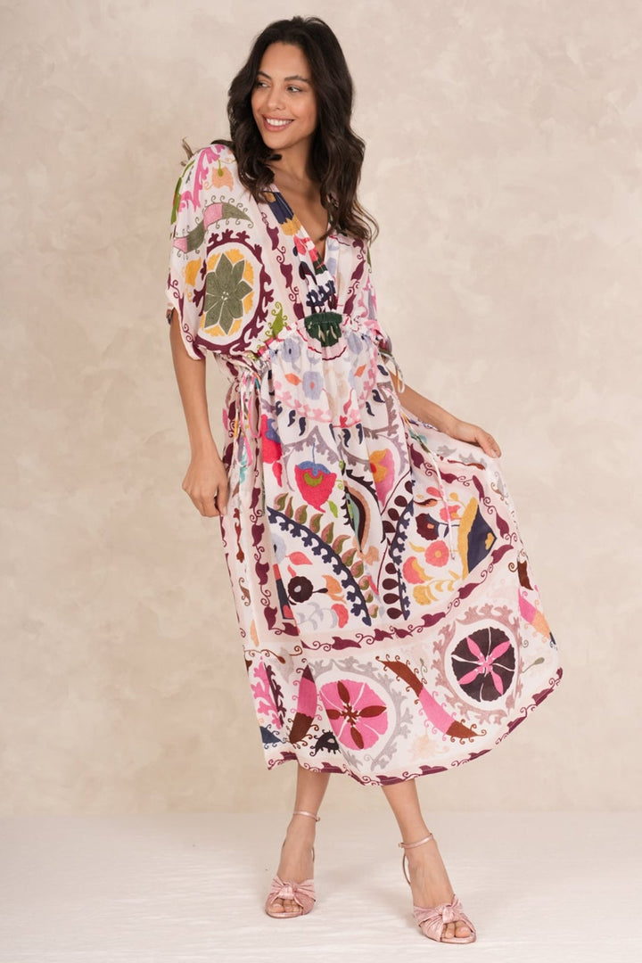 One Hundred Stars DSTSUSPIN Susani Pink String Dress - Dotique