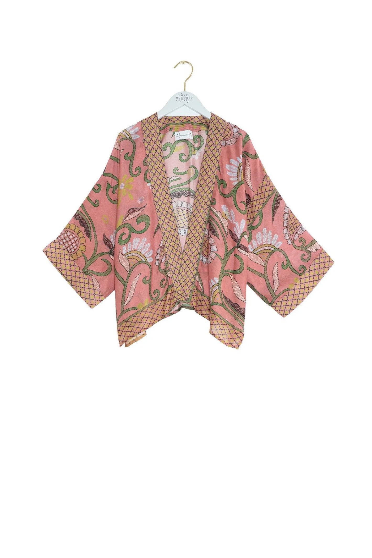 One Hundred Stars KIMKANDUS Giant Kantha Dusk Kimono