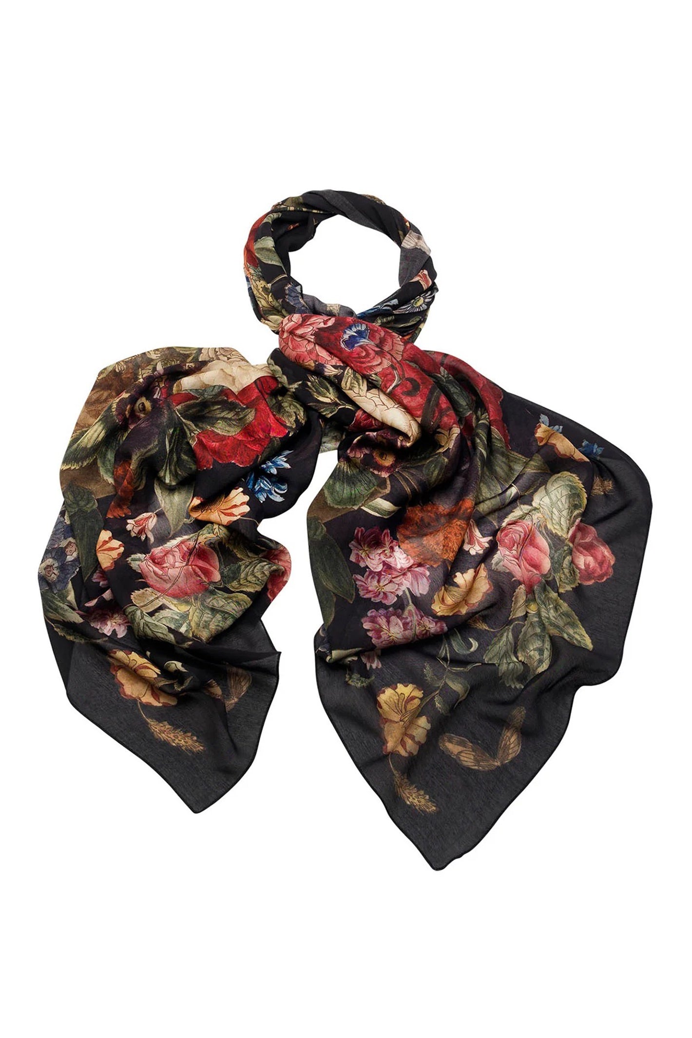 One Hundred Stars SCAPRIBLK Primula Black Scarf