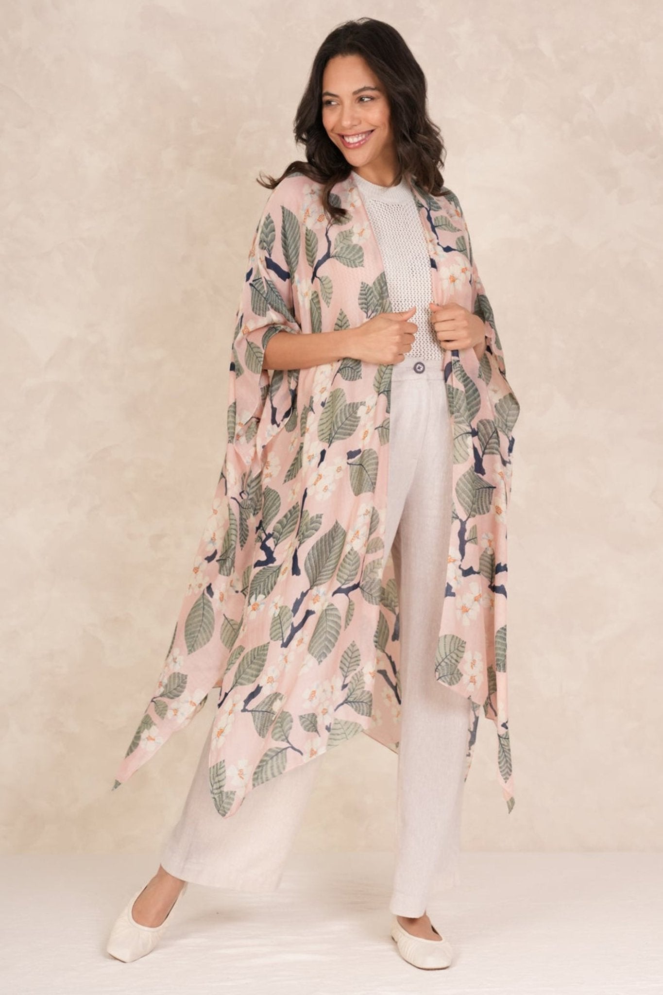 One Hundred Stars THRTREPIN Tree Blossom Pink Throwover - Dotique