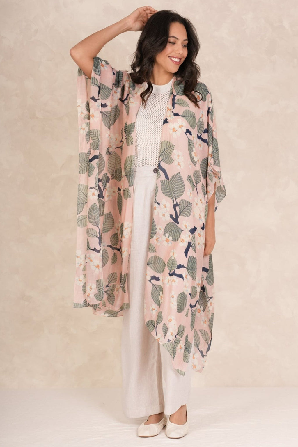 One Hundred Stars THRTREPIN Tree Blossom Pink Throwover - Dotique