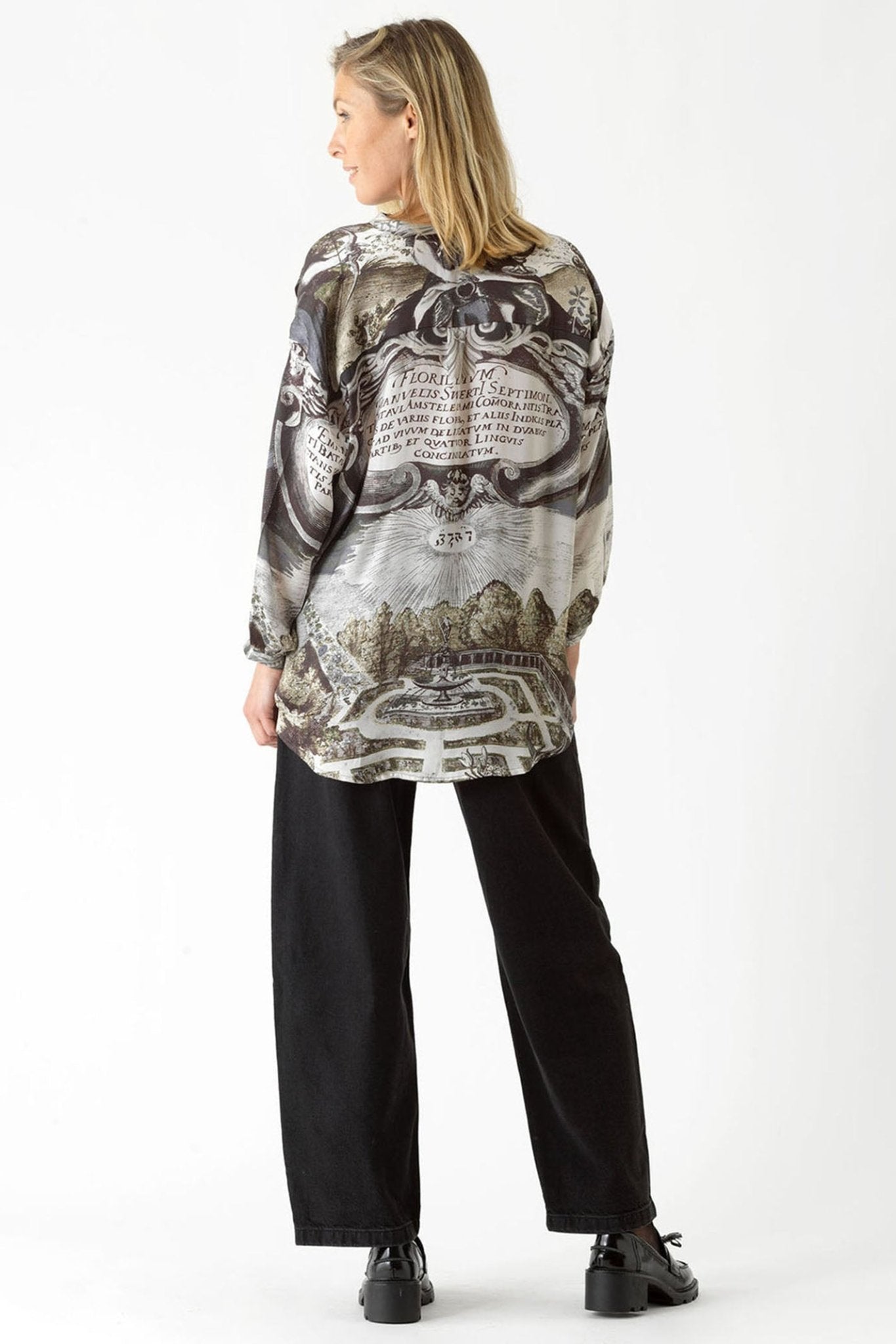 One Hundred Stars TOPSUNGRY Sunburst Grey Darcy Shirt - Dotique Chesterfield