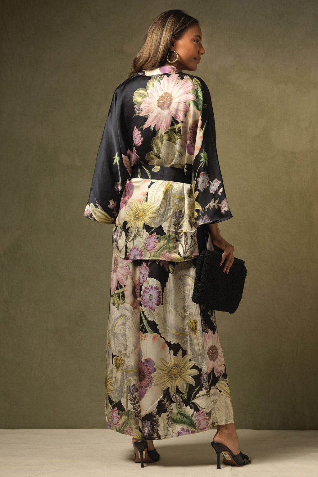 One Hundred Stars WRPDAIBLK Daisy Black Wrap Jacket - Dotique