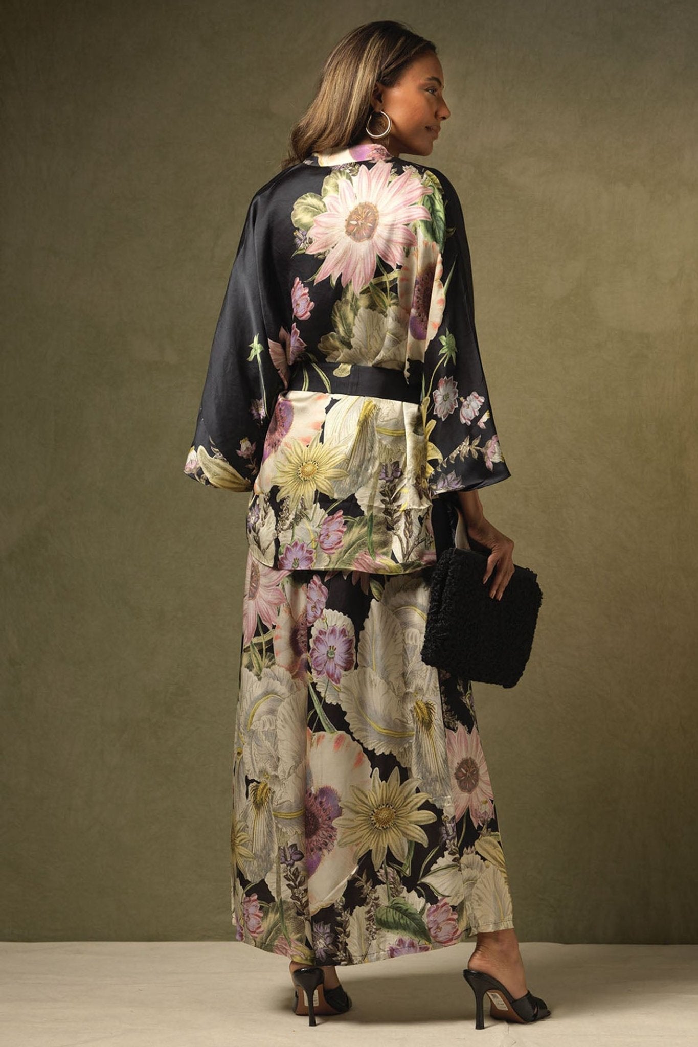 One Hundred Stars WRPDAIBLK Daisy Black Wrap Jacket - Dotique