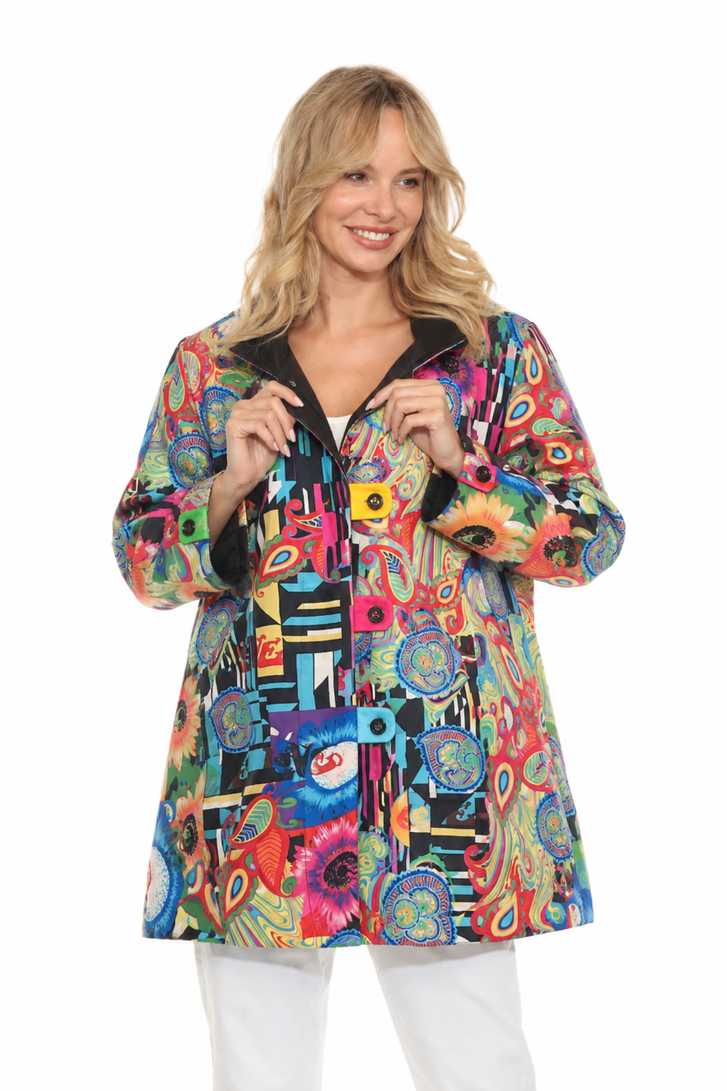 Oopera J3202RW-1 Reversible Rain Coat