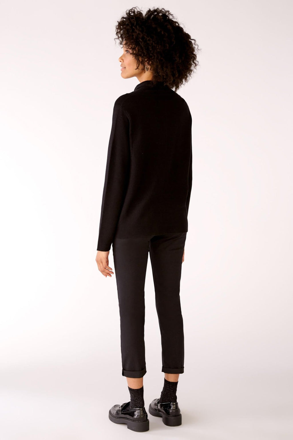 Oui 77984 Black Keiko Jumper - Dotique