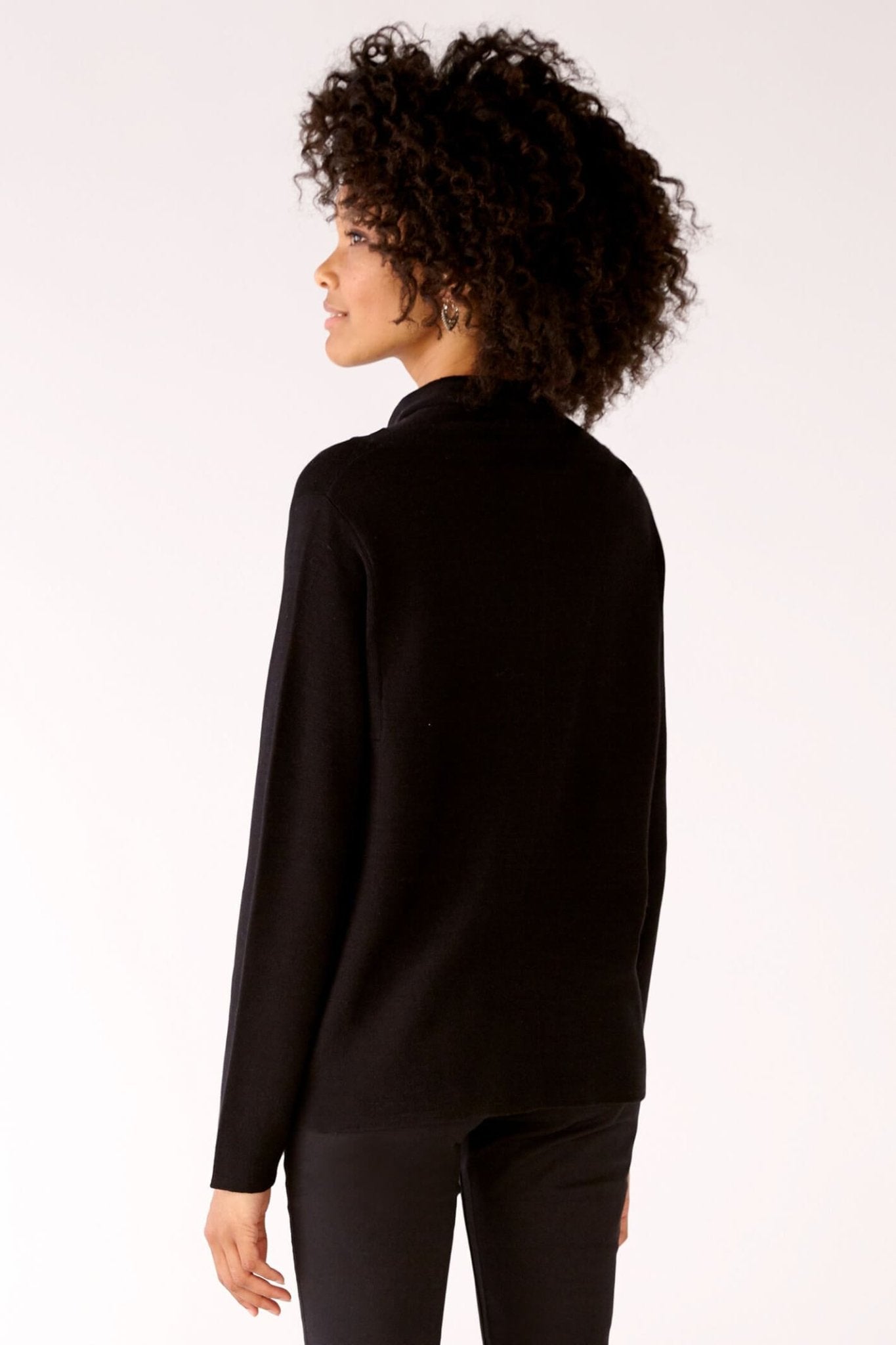 Oui 77984 Black Keiko Jumper - Dotique